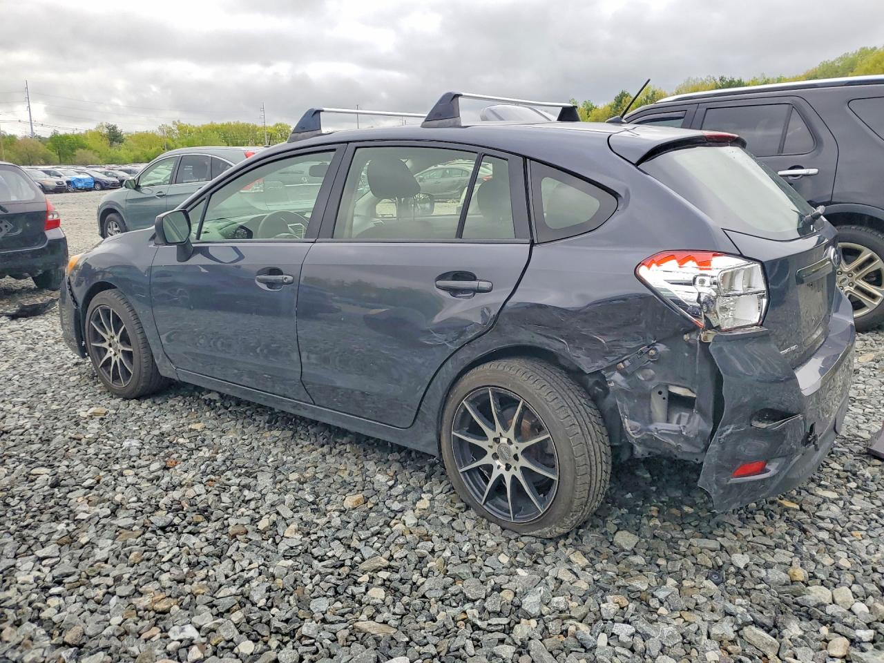 2013 Subaru Impreza Gray vin: JF1GPAA61D1883843