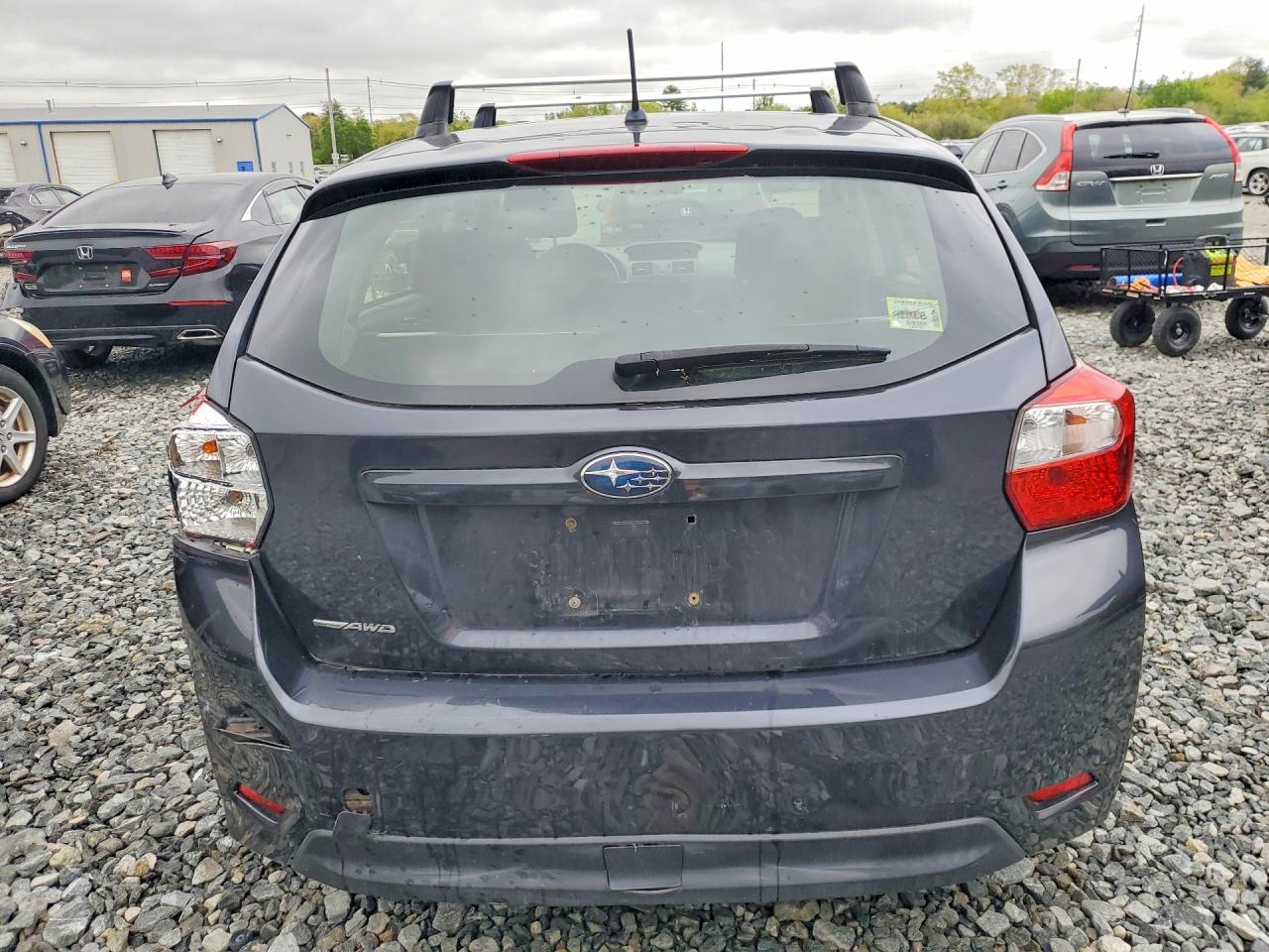 2013 Subaru Impreza Gray vin: JF1GPAA61D1883843