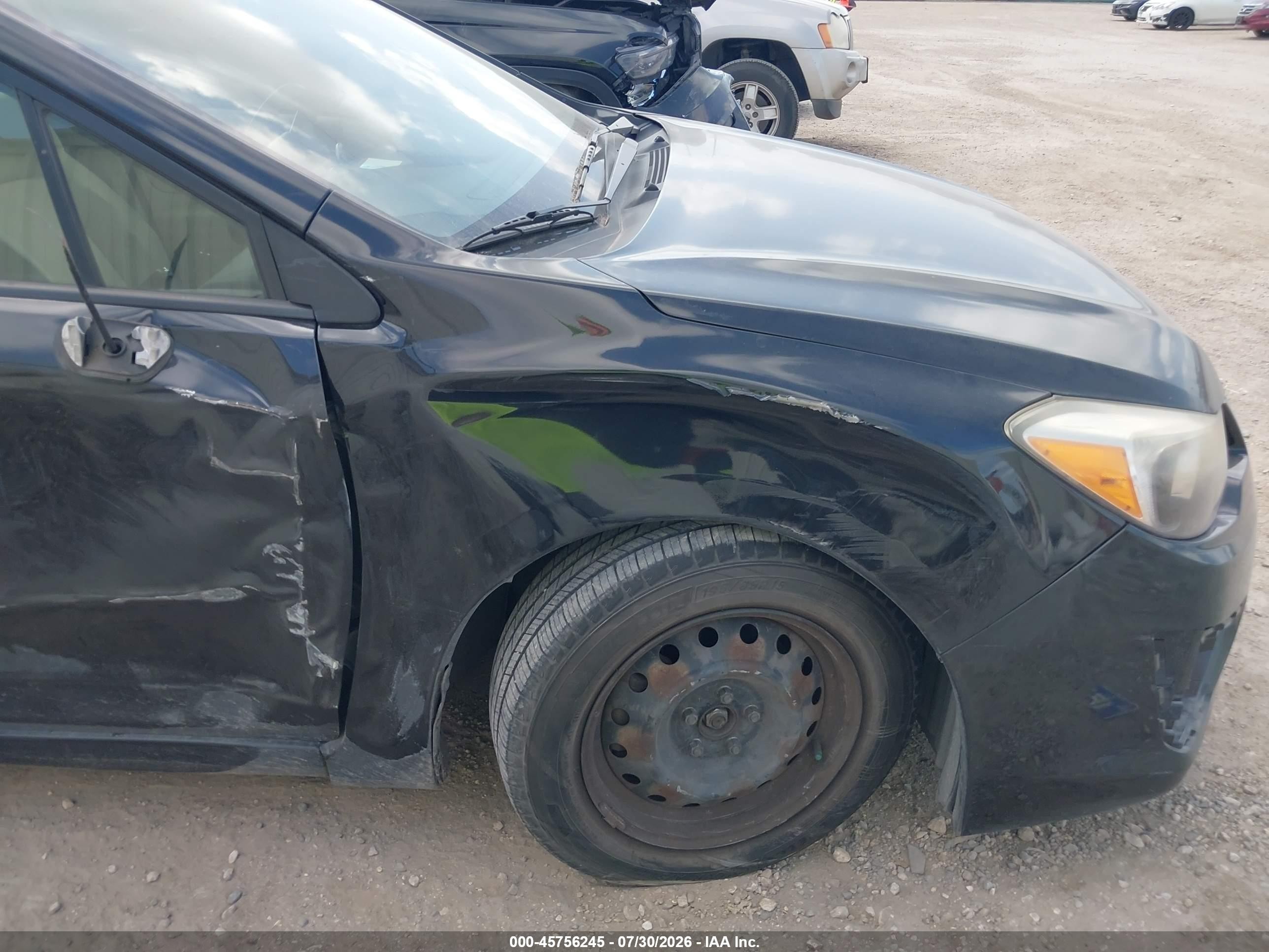 2013 Subaru Impreza 2.0i Black vin: JF1GPAA61DH804159