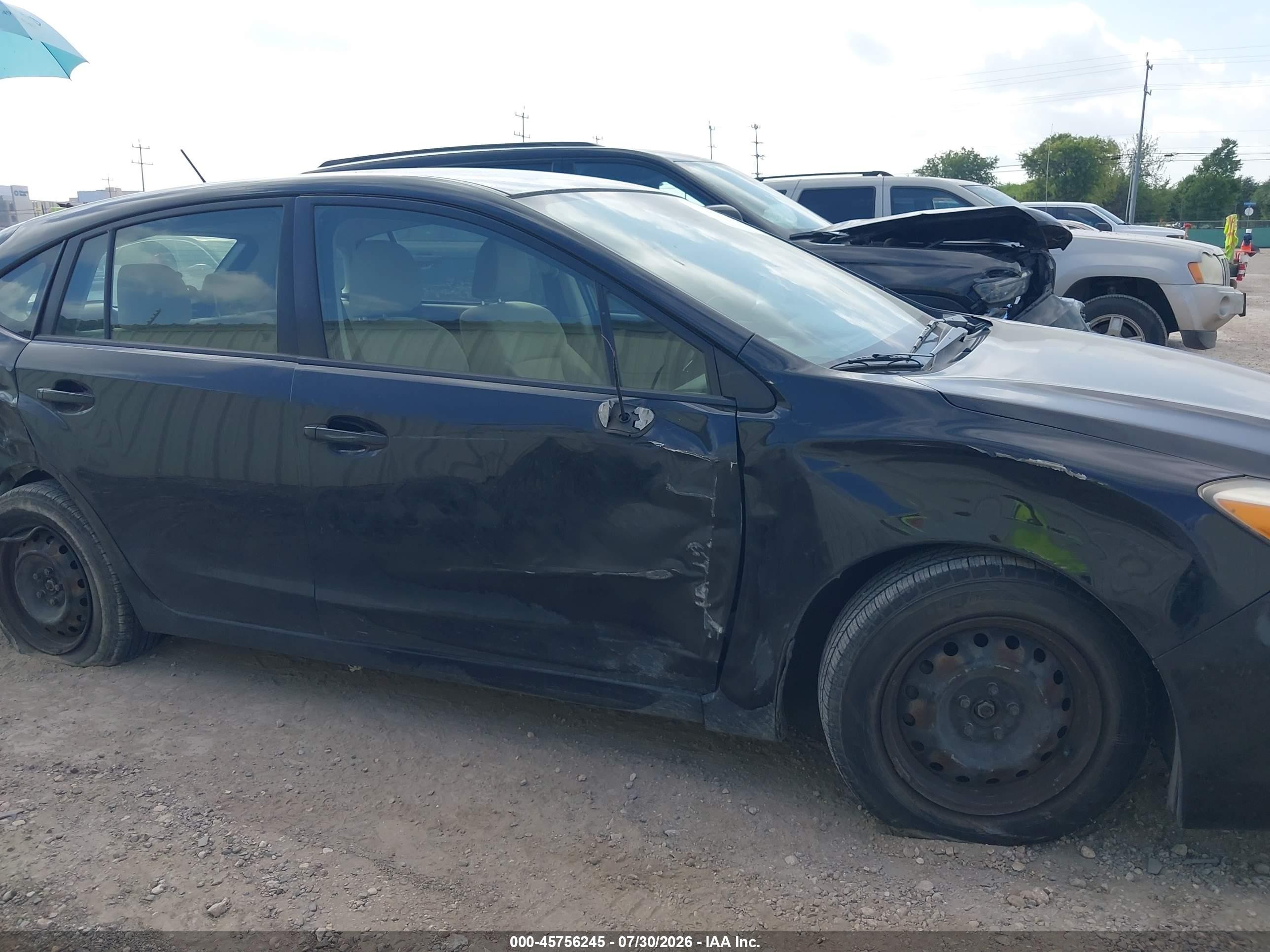 2013 Subaru Impreza 2.0i Black vin: JF1GPAA61DH804159