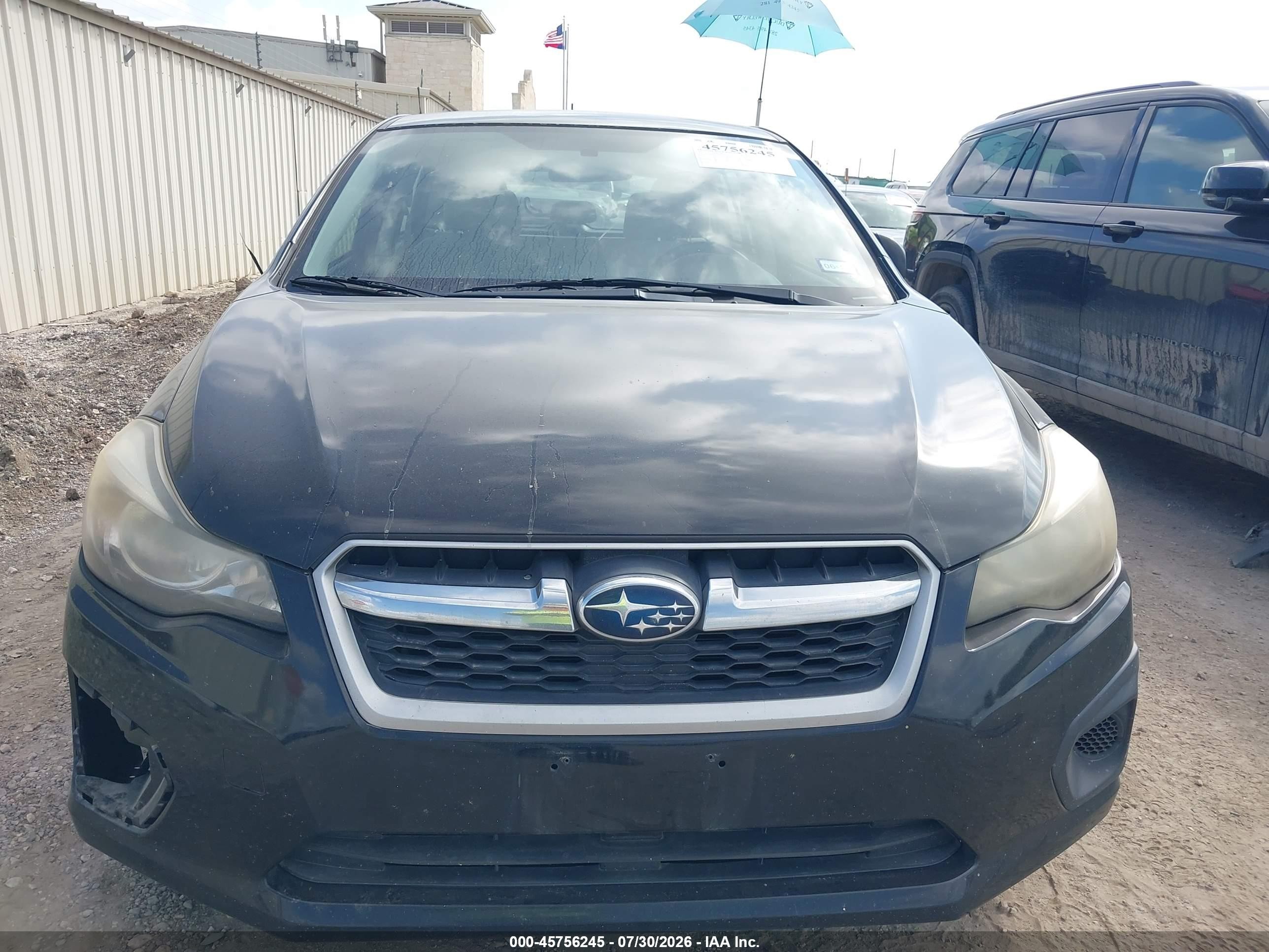 2013 Subaru Impreza 2.0i Black vin: JF1GPAA61DH804159
