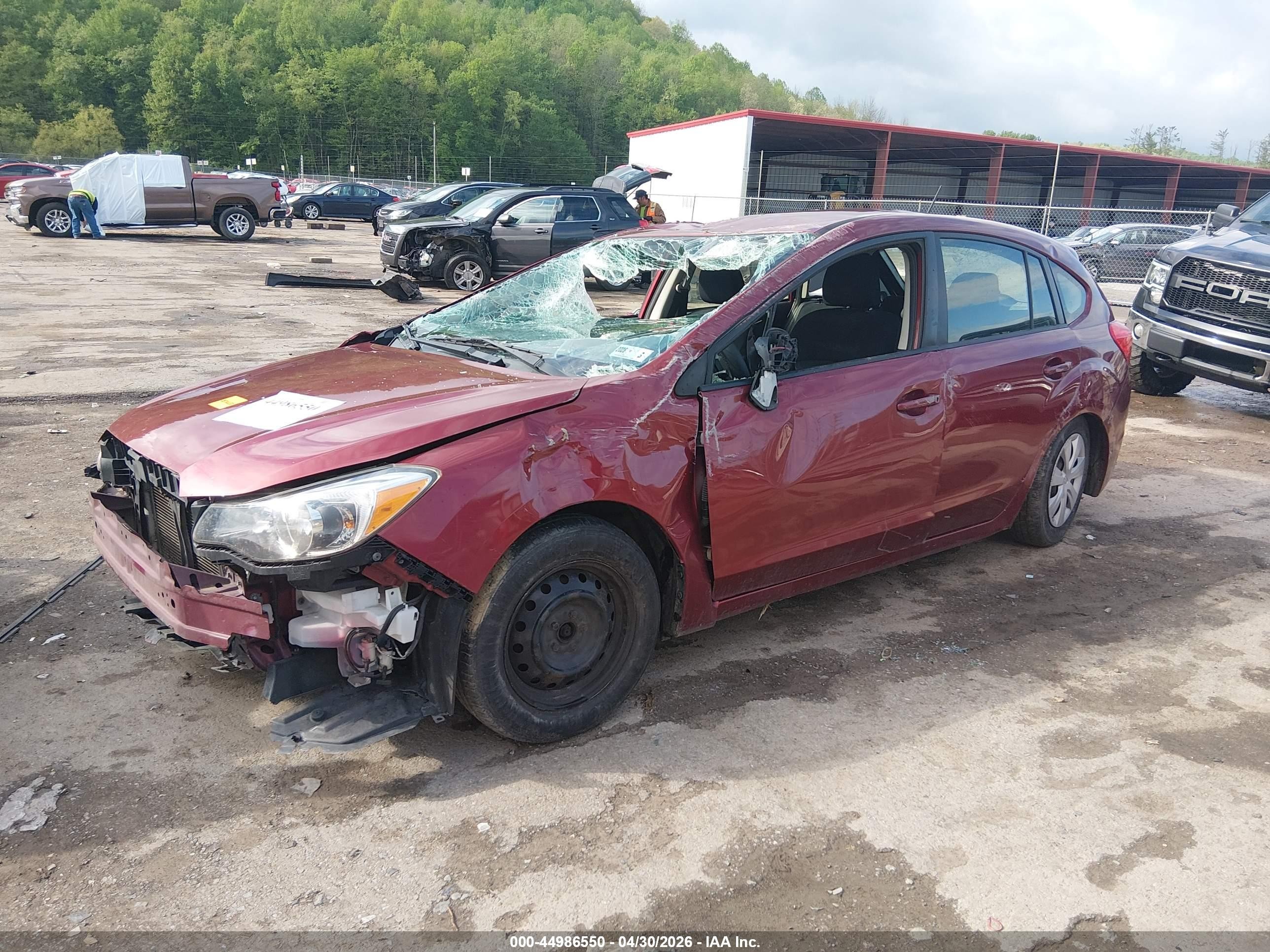 2013 Subaru Impreza Wagon 2.0i Maroon vin: JF1GPAA61DH805702