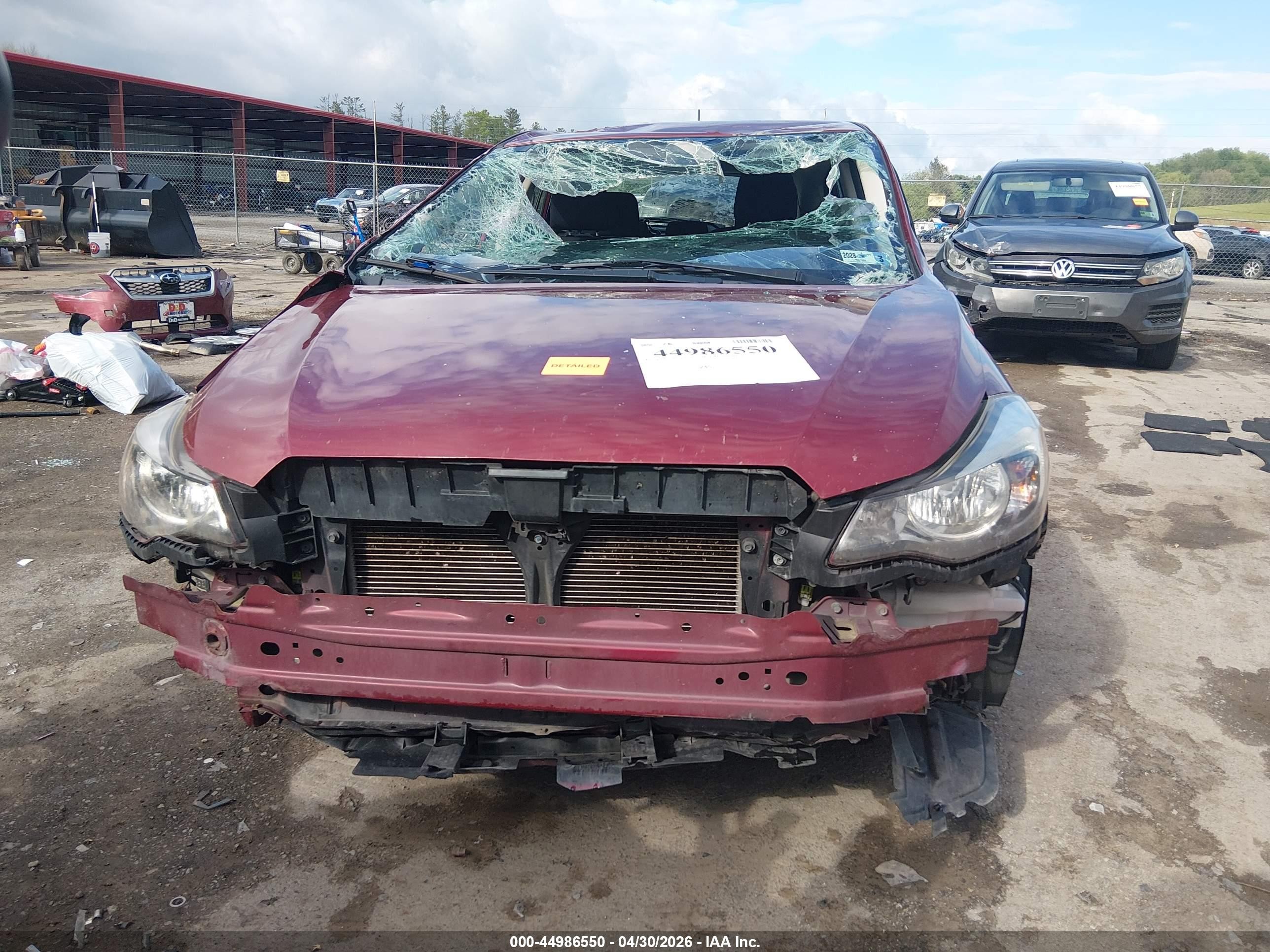 2013 Subaru Impreza Wagon 2.0i Maroon vin: JF1GPAA61DH805702