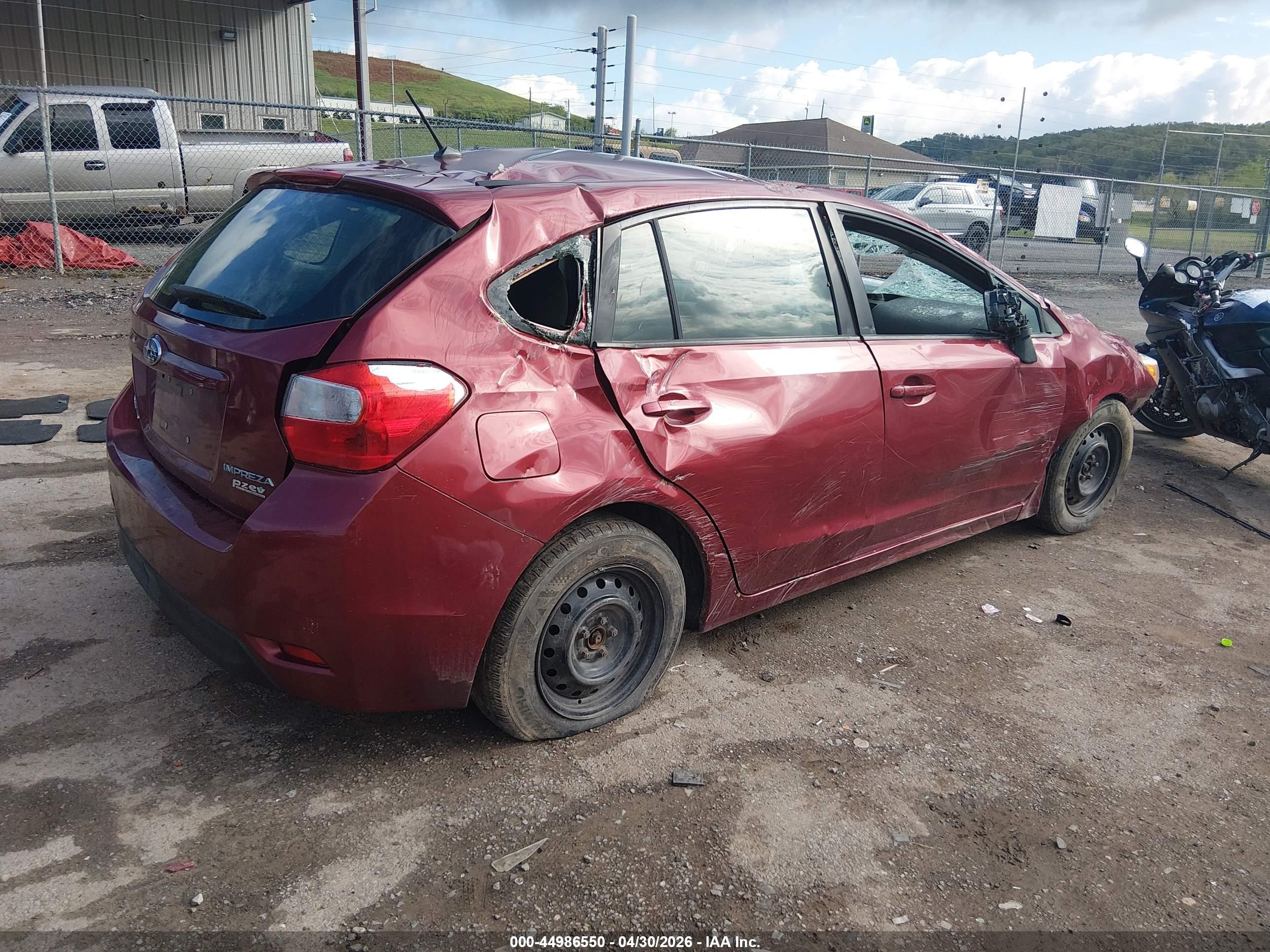 2013 Subaru Impreza Wagon 2.0i Maroon vin: JF1GPAA61DH805702