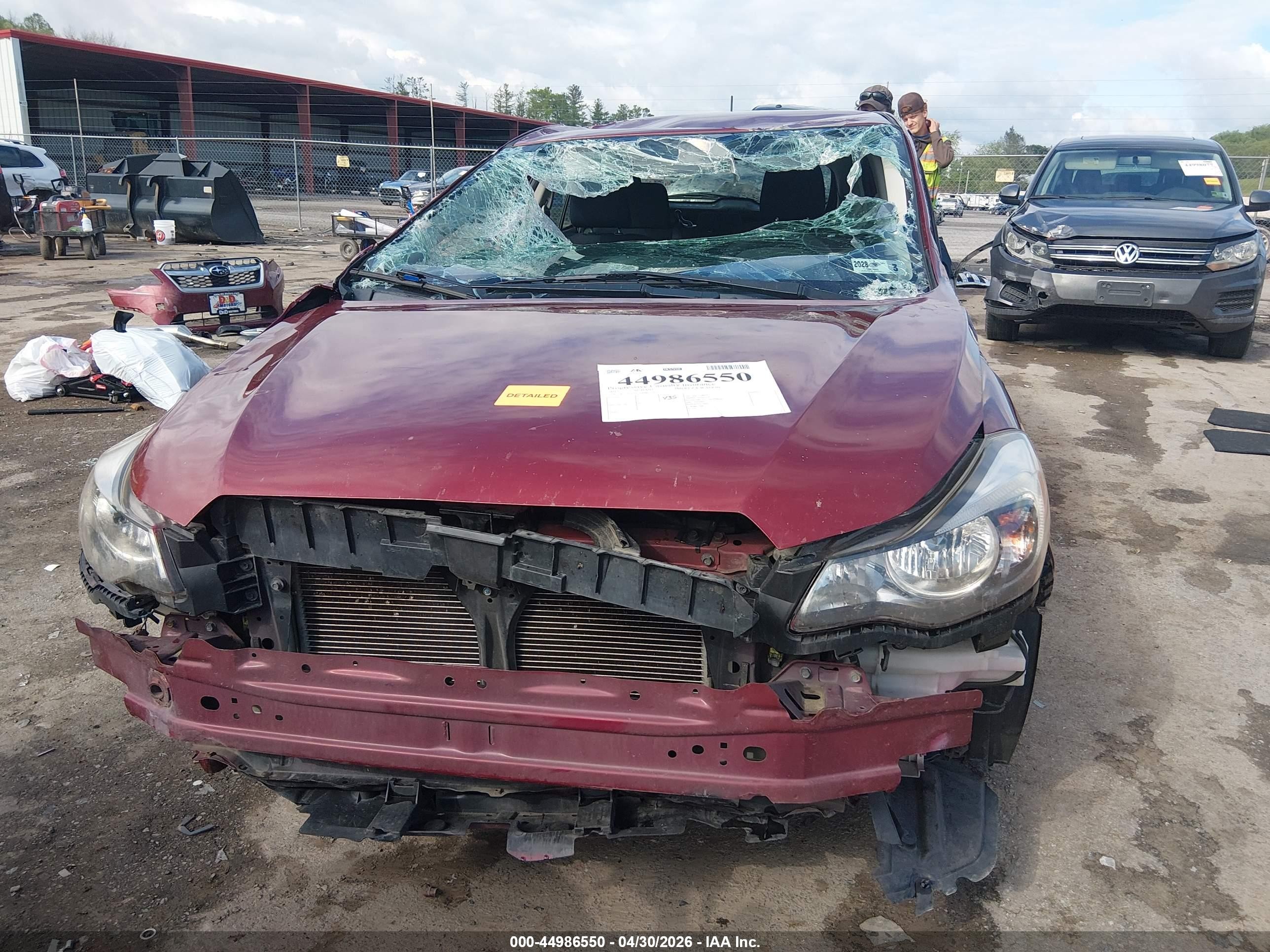 2013 Subaru Impreza Wagon 2.0i Maroon vin: JF1GPAA61DH805702