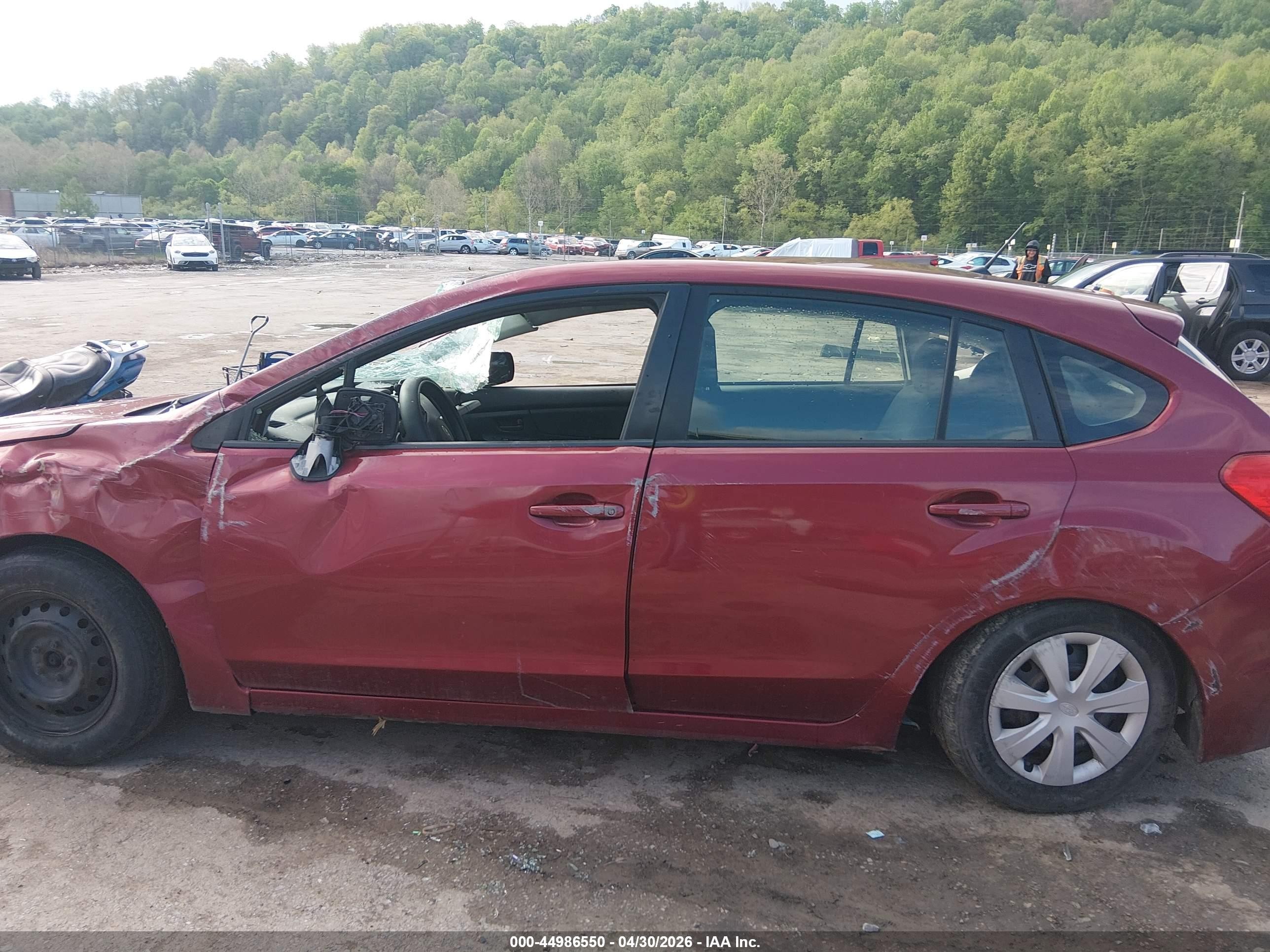 2013 Subaru Impreza Wagon 2.0i Maroon vin: JF1GPAA61DH805702