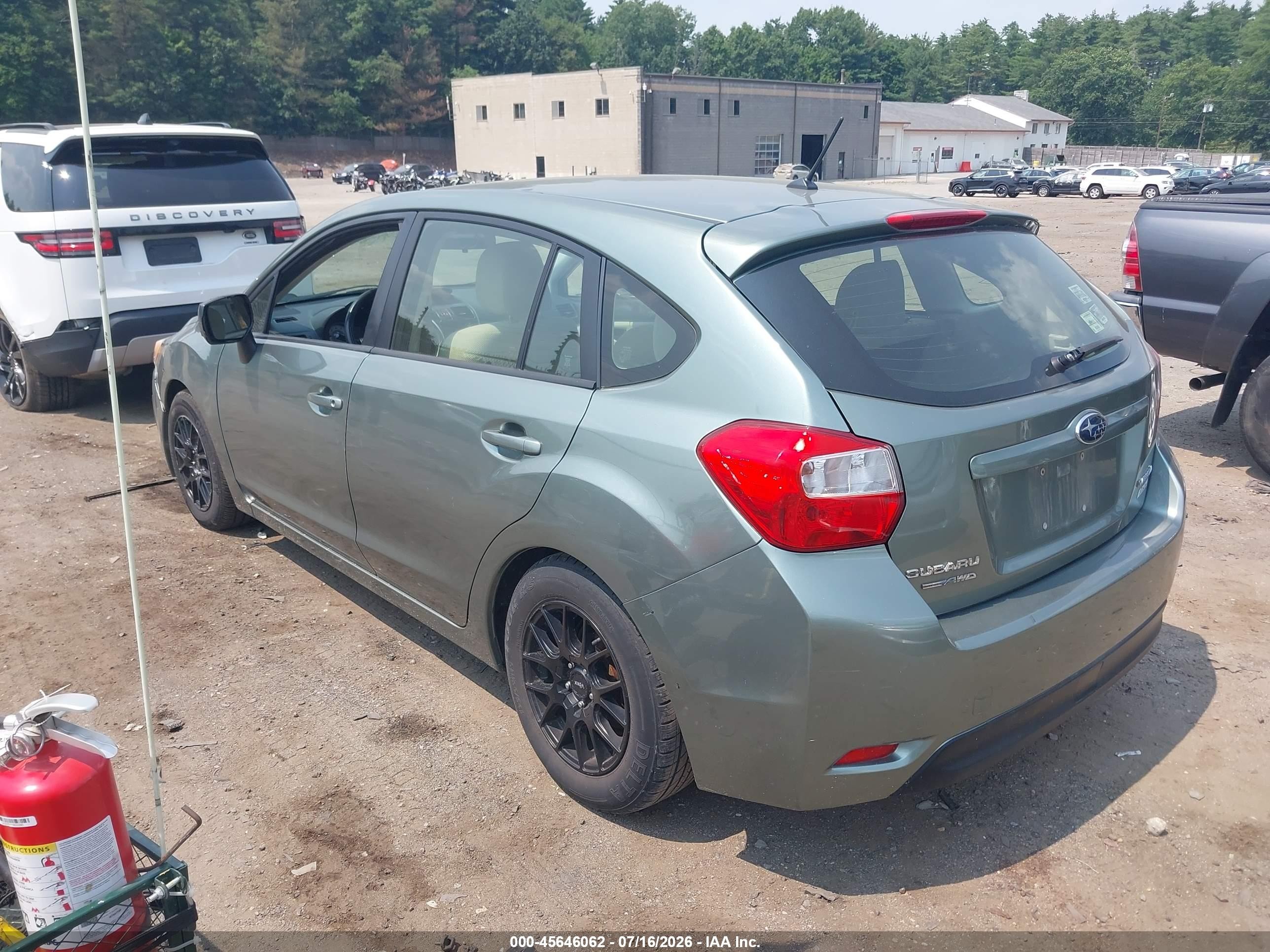 2014 Subaru Impreza 2.0i Turquoise vin: JF1GPAA61E8231183