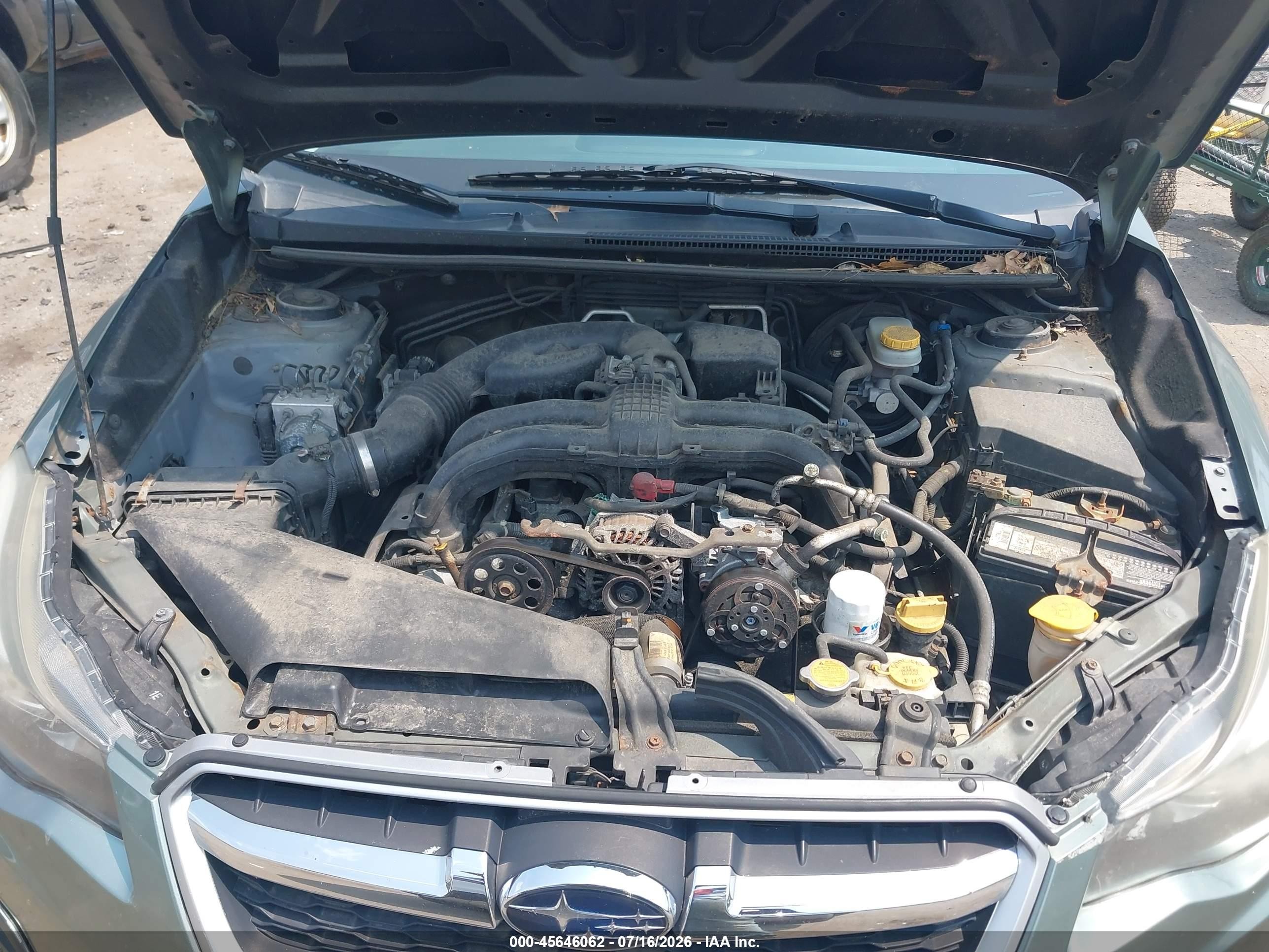 2014 Subaru Impreza 2.0i Turquoise vin: JF1GPAA61E8231183