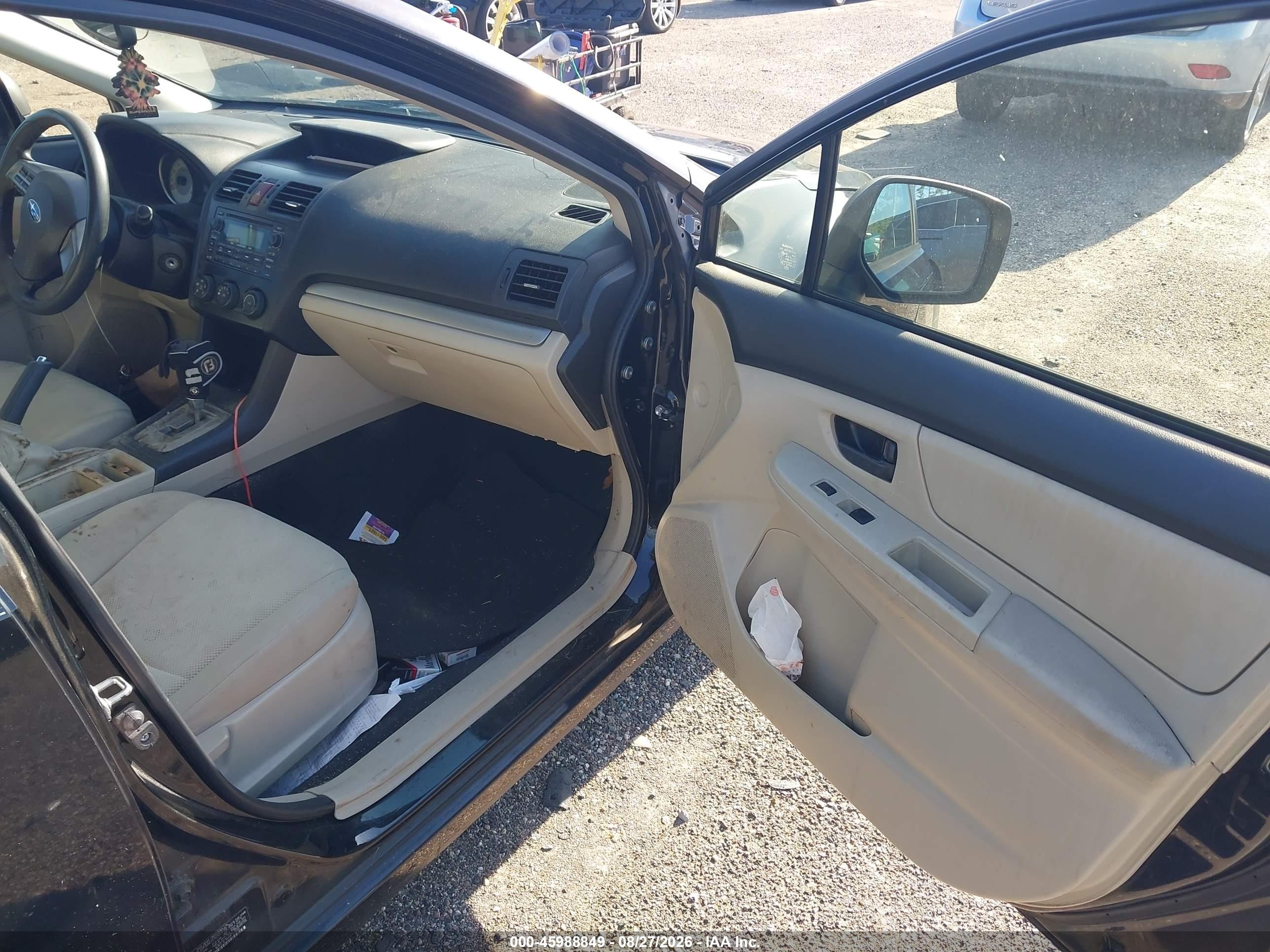2014 Subaru Impreza 2.0i Black vin: JF1GPAA61E8260179