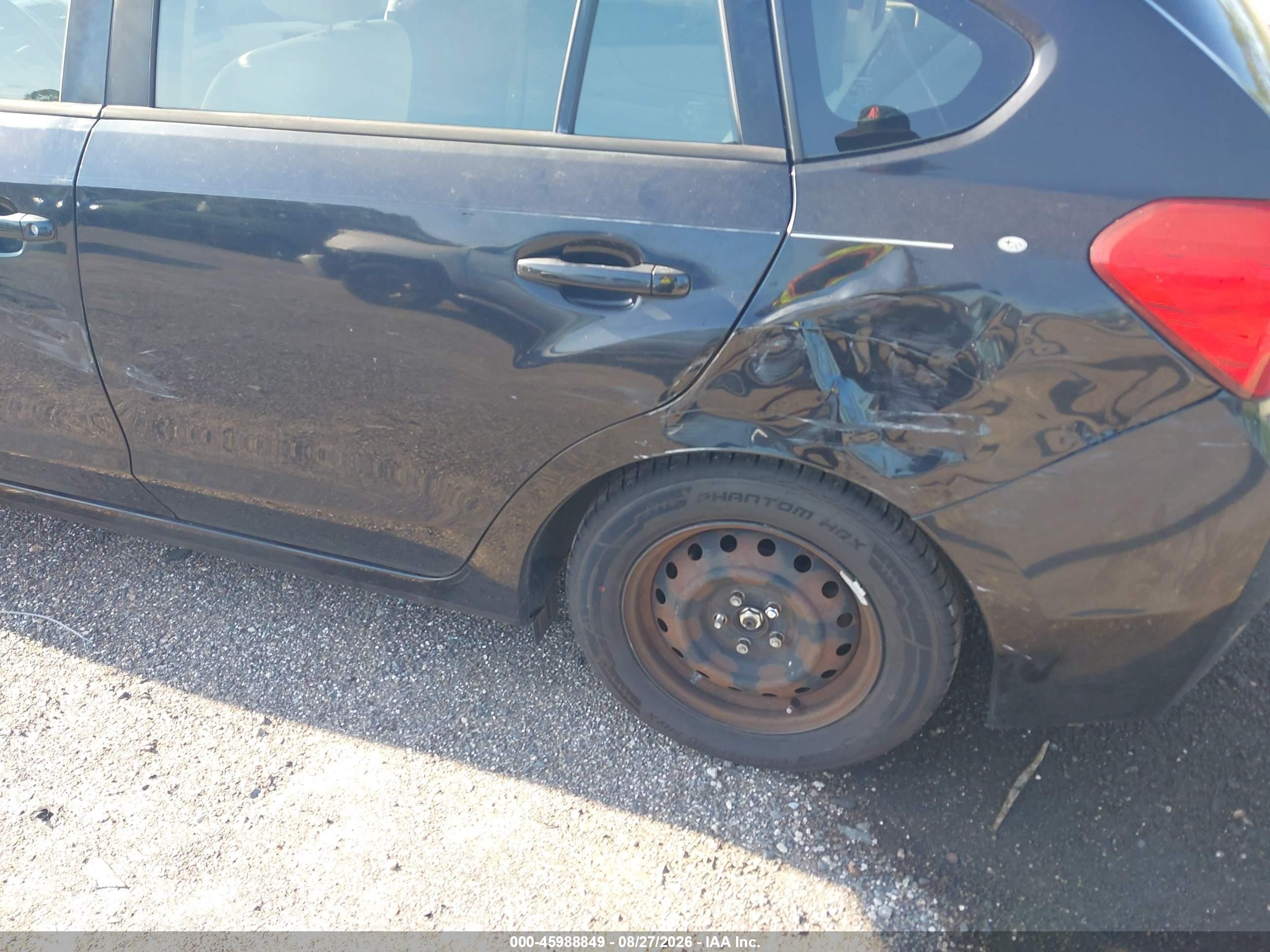 2014 Subaru Impreza 2.0i Black vin: JF1GPAA61E8260179