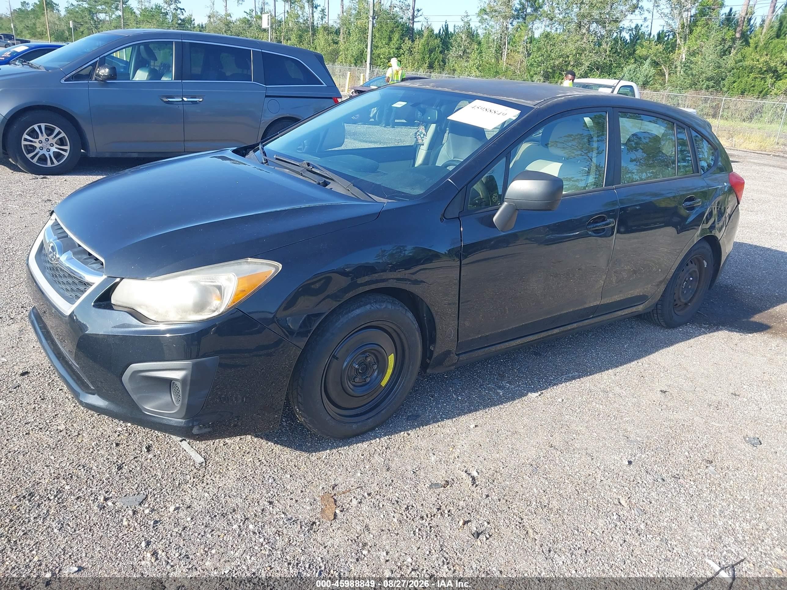 2014 Subaru Impreza 2.0i Black vin: JF1GPAA61E8260179
