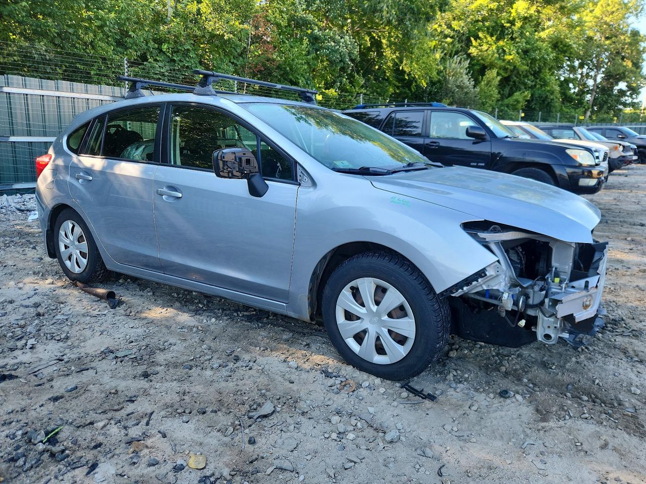 2014 Subaru Impreza Серебряный vin: JF1GPAA61E8280223