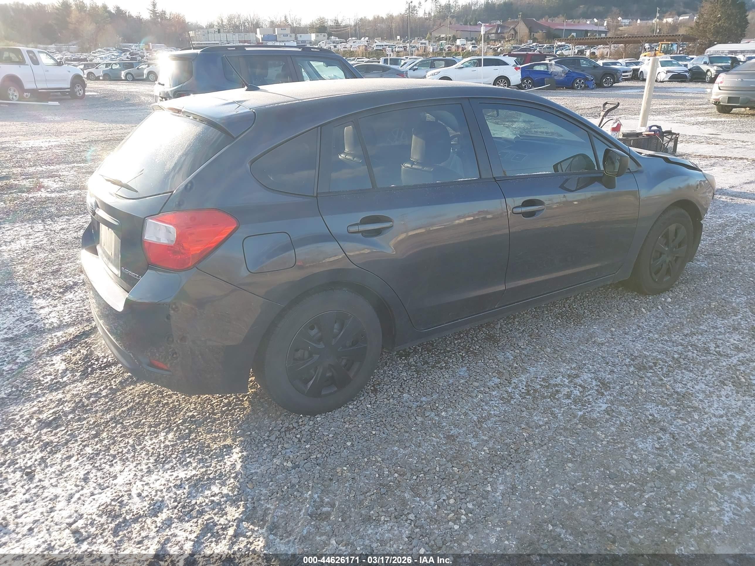 2015 Subaru Impreza 2.0i Gray vin: JF1GPAA61F9201547