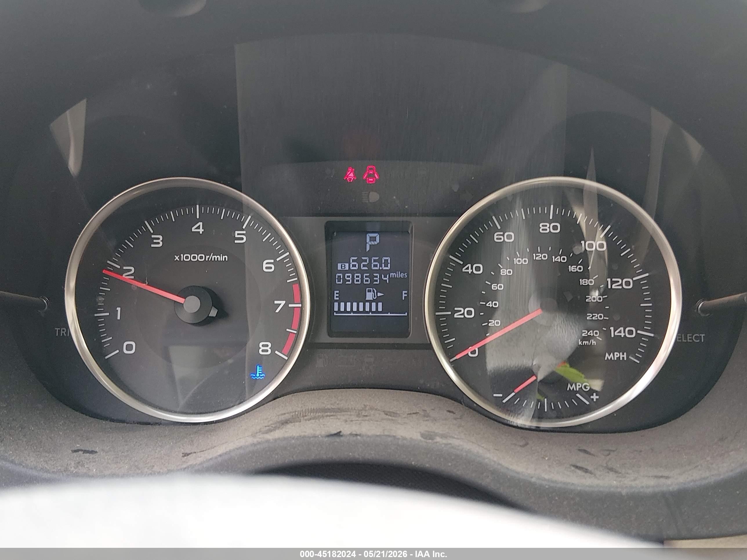2015 Subaru Impreza 2.0i Green vin: JF1GPAA61FH261656