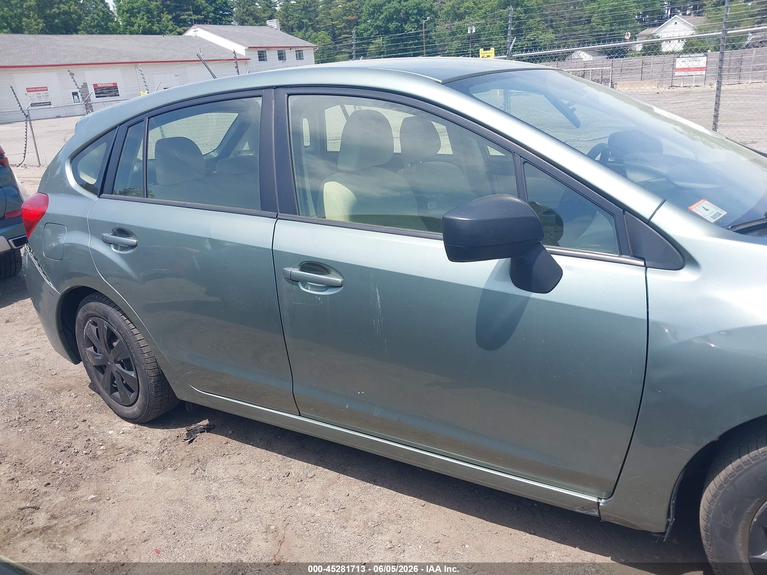 2016 Subaru Impreza 2.0i Green vin: JF1GPAA61GH287689