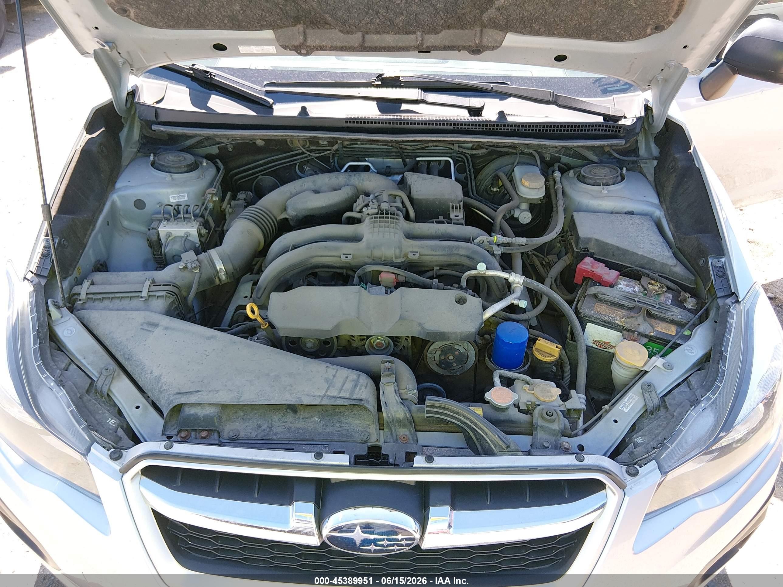 2012 Subaru Impreza 2.0i Silver vin: JF1GPAA62CH212560