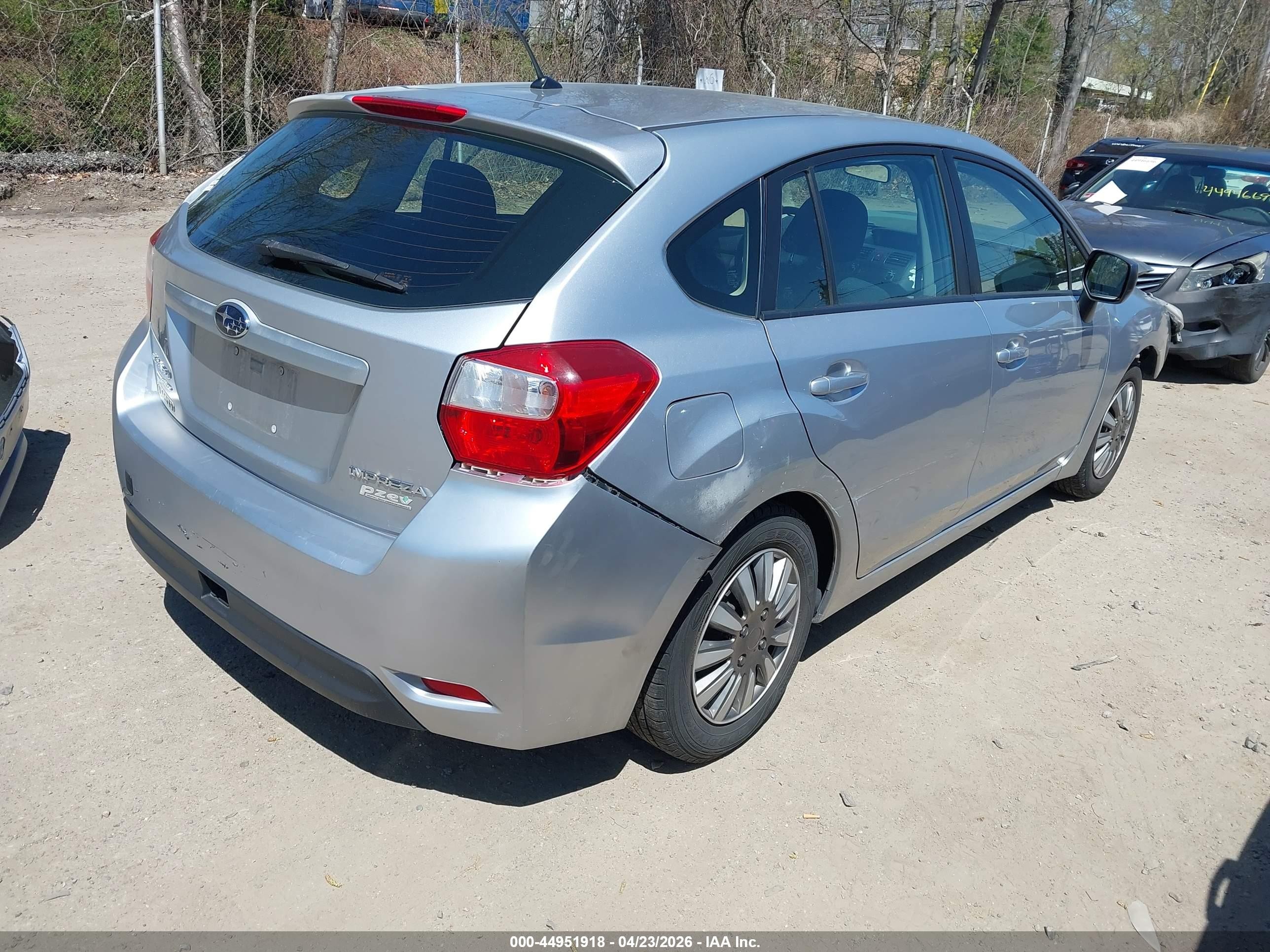 2013 Subaru Impreza Wagon 2.0i Silver vin: JF1GPAA62D2890214