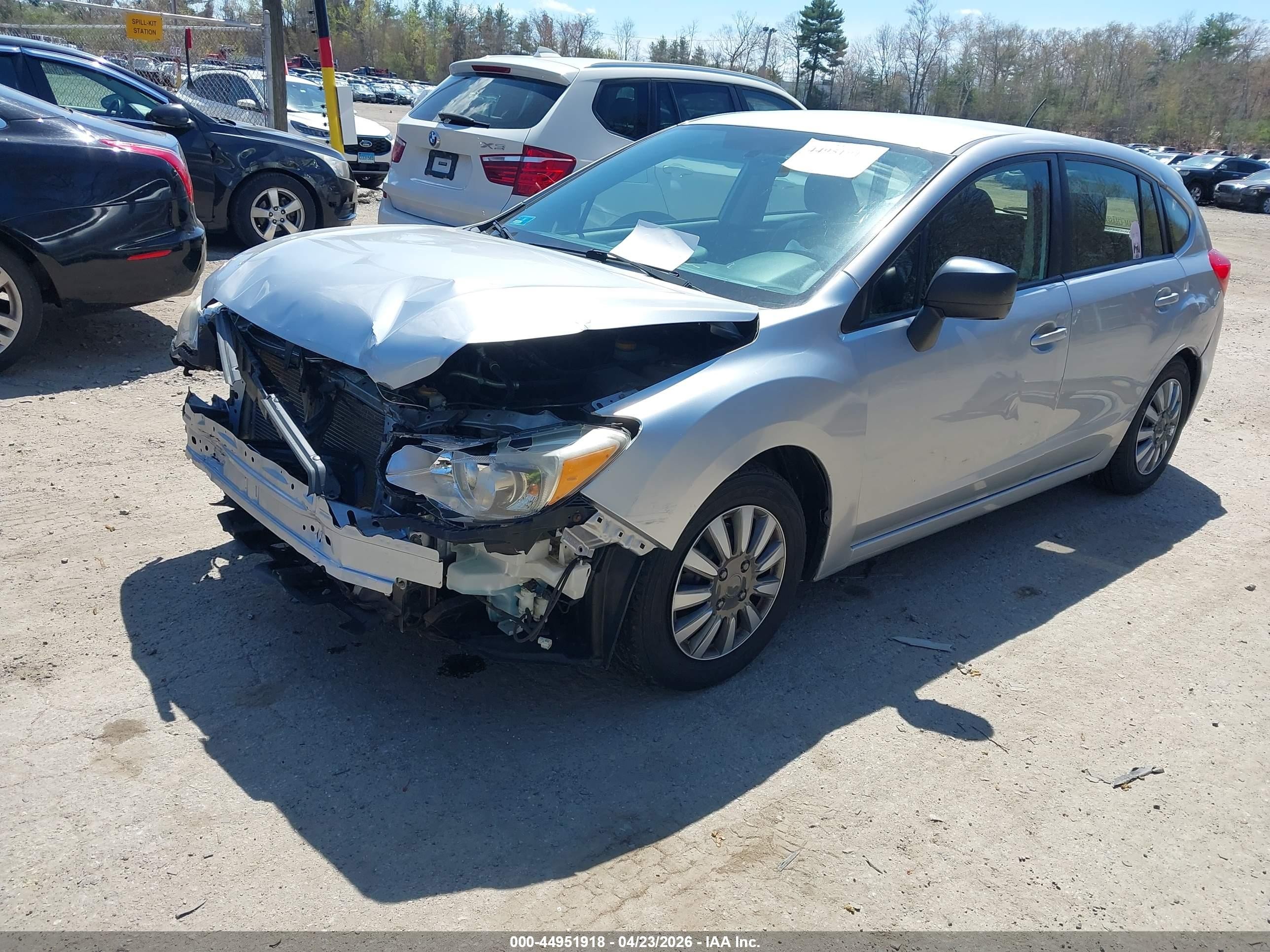 2013 Subaru Impreza Wagon 2.0i Silver vin: JF1GPAA62D2890214