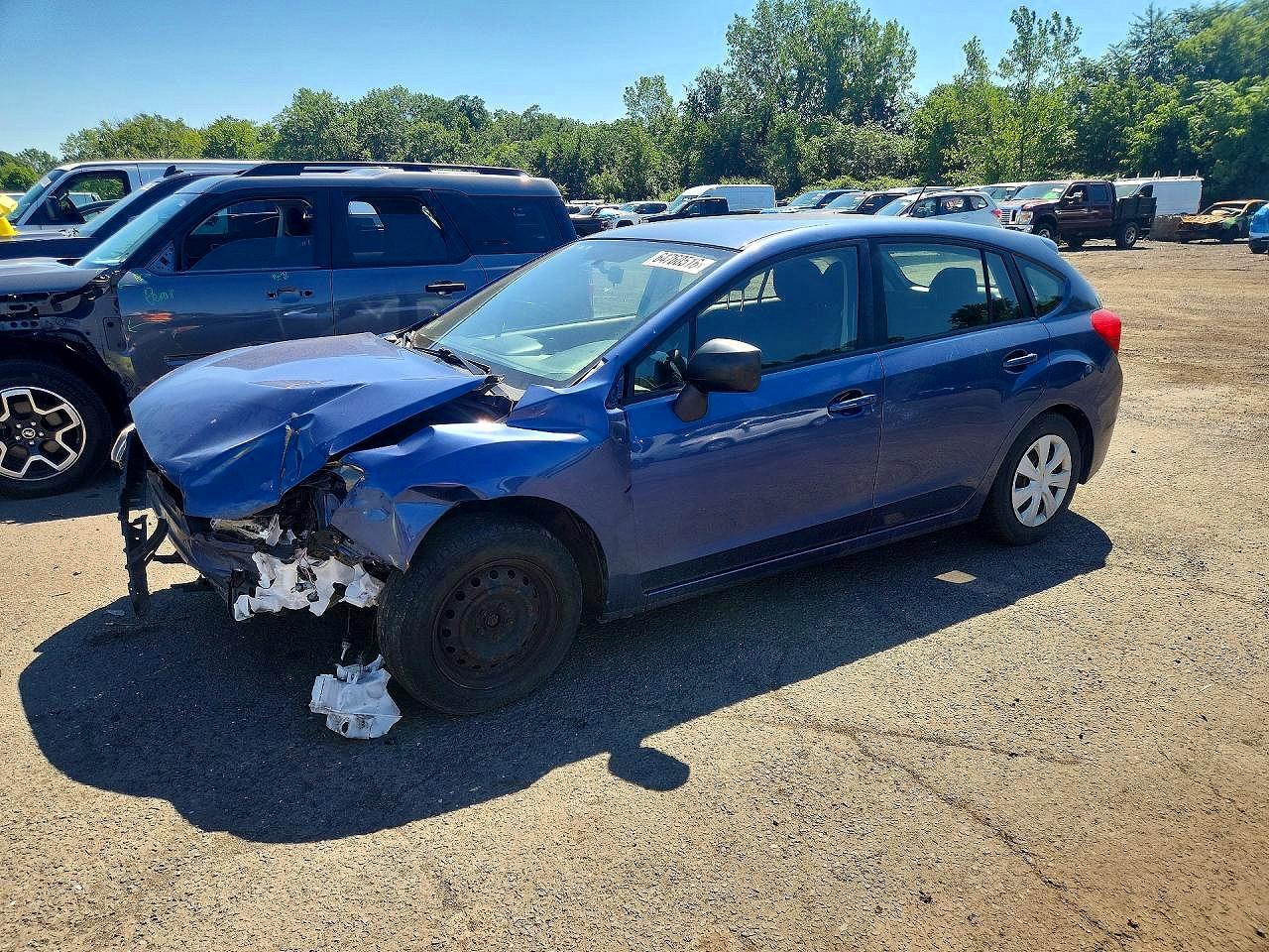 2013 Subaru Impreza Blue vin: JF1GPAA62D2891590