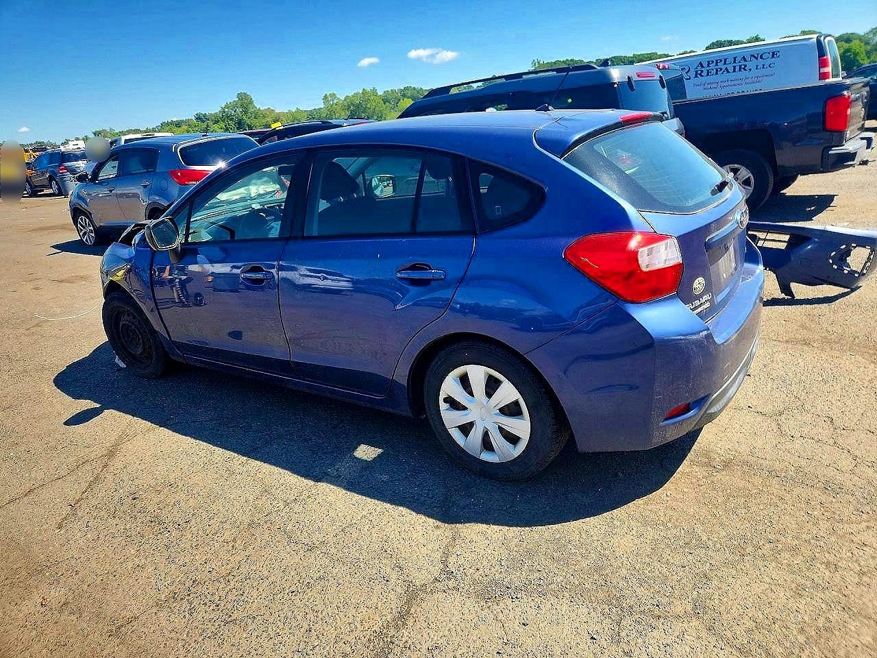 2013 Subaru Impreza Blue vin: JF1GPAA62D2891590