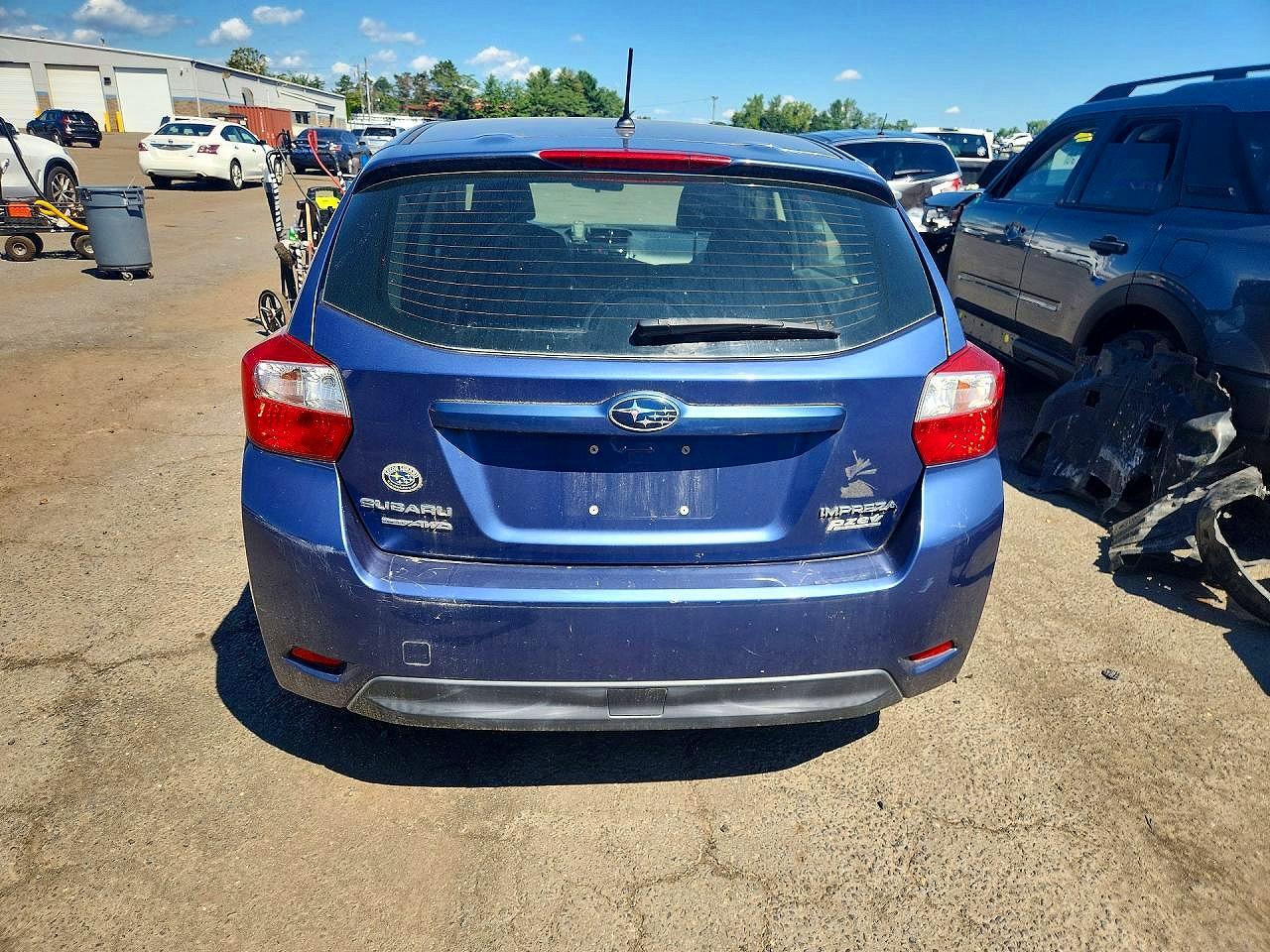 2013 Subaru Impreza Blue vin: JF1GPAA62D2891590