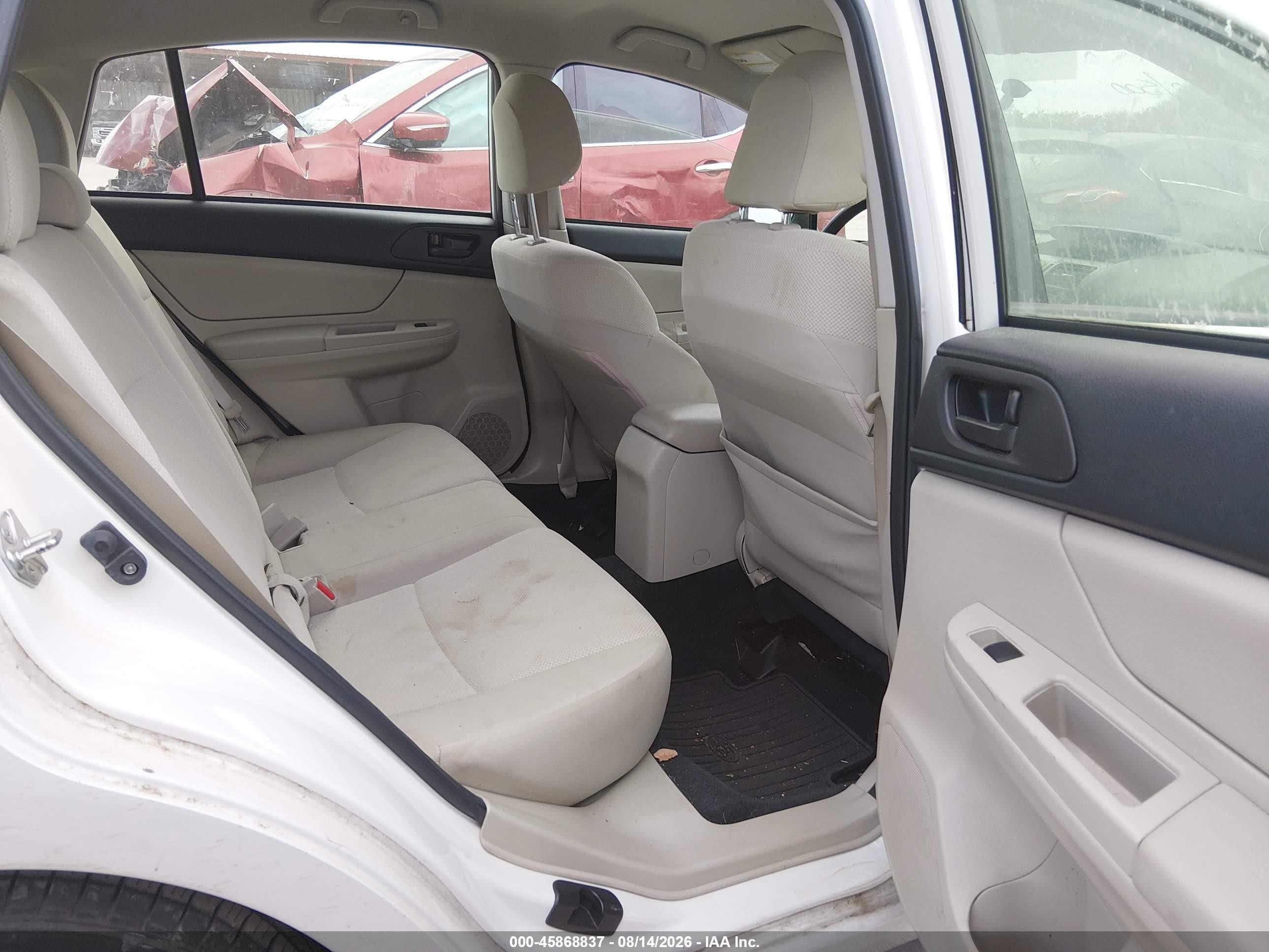 2014 Subaru Impreza 2.0i Белый vin: JF1GPAA62E8282580