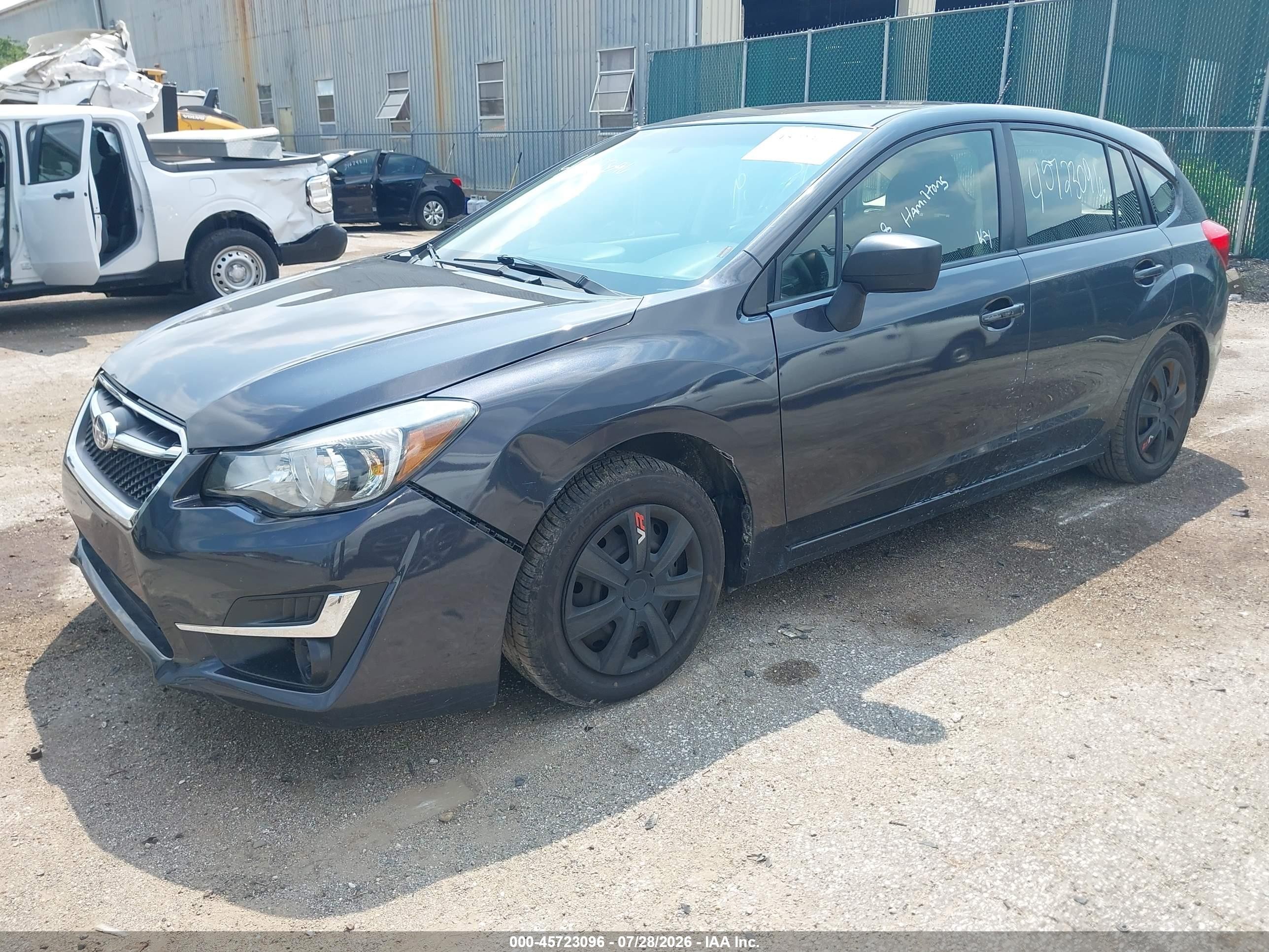2015 Subaru Impreza 2.0i Gray vin: JF1GPAA62F8247068