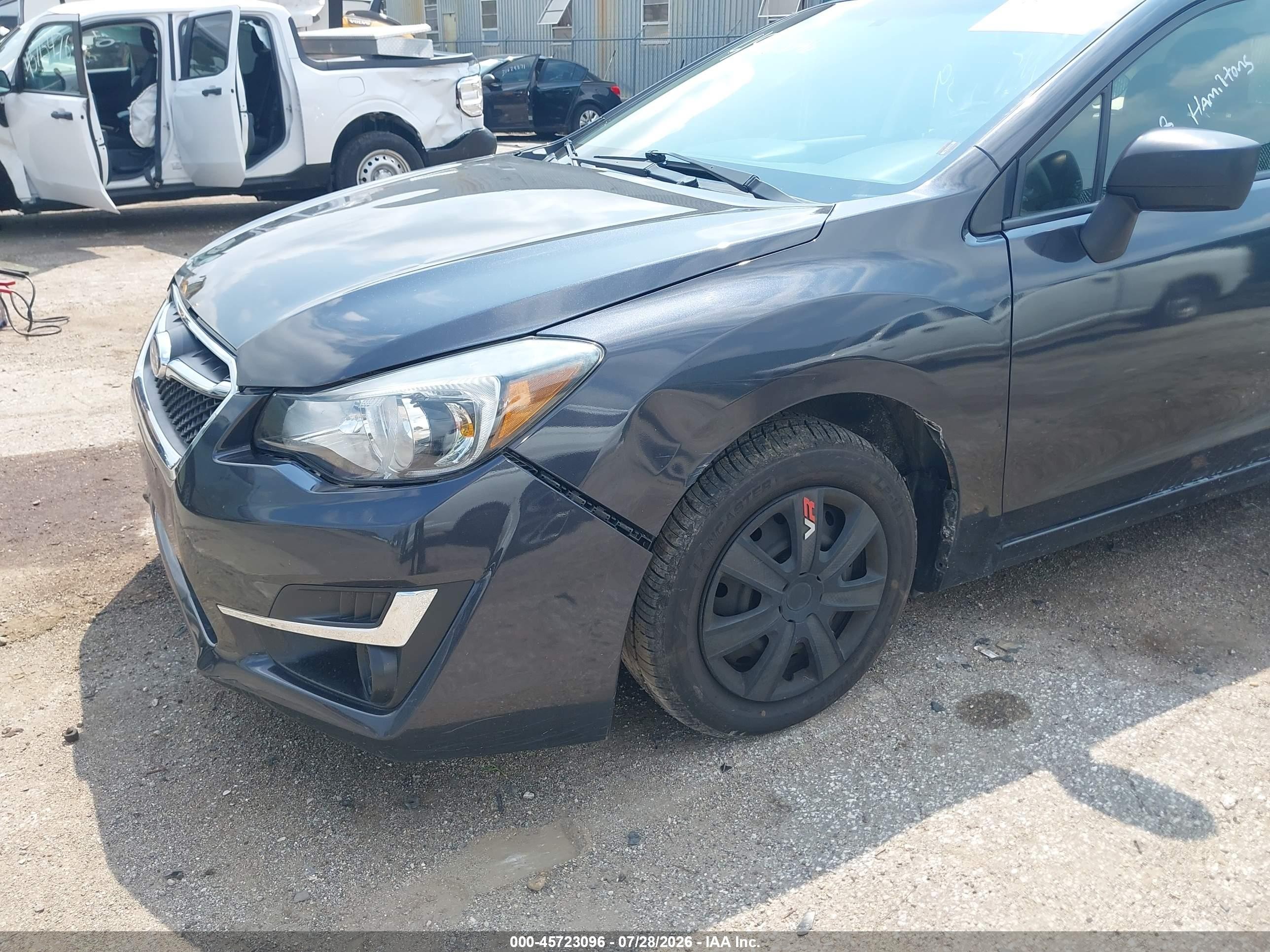 2015 Subaru Impreza 2.0i Gray vin: JF1GPAA62F8247068