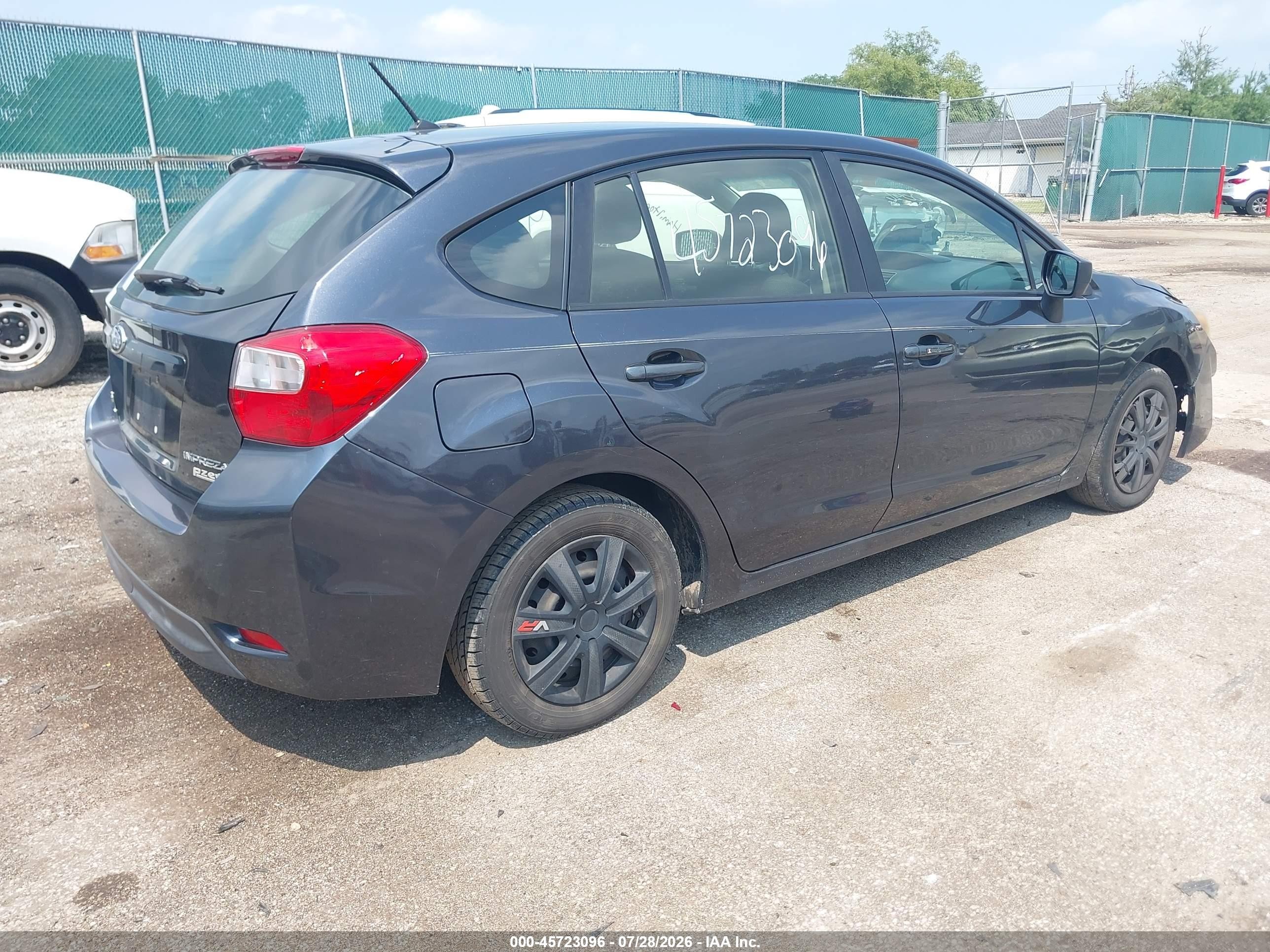 2015 Subaru Impreza 2.0i Gray vin: JF1GPAA62F8247068
