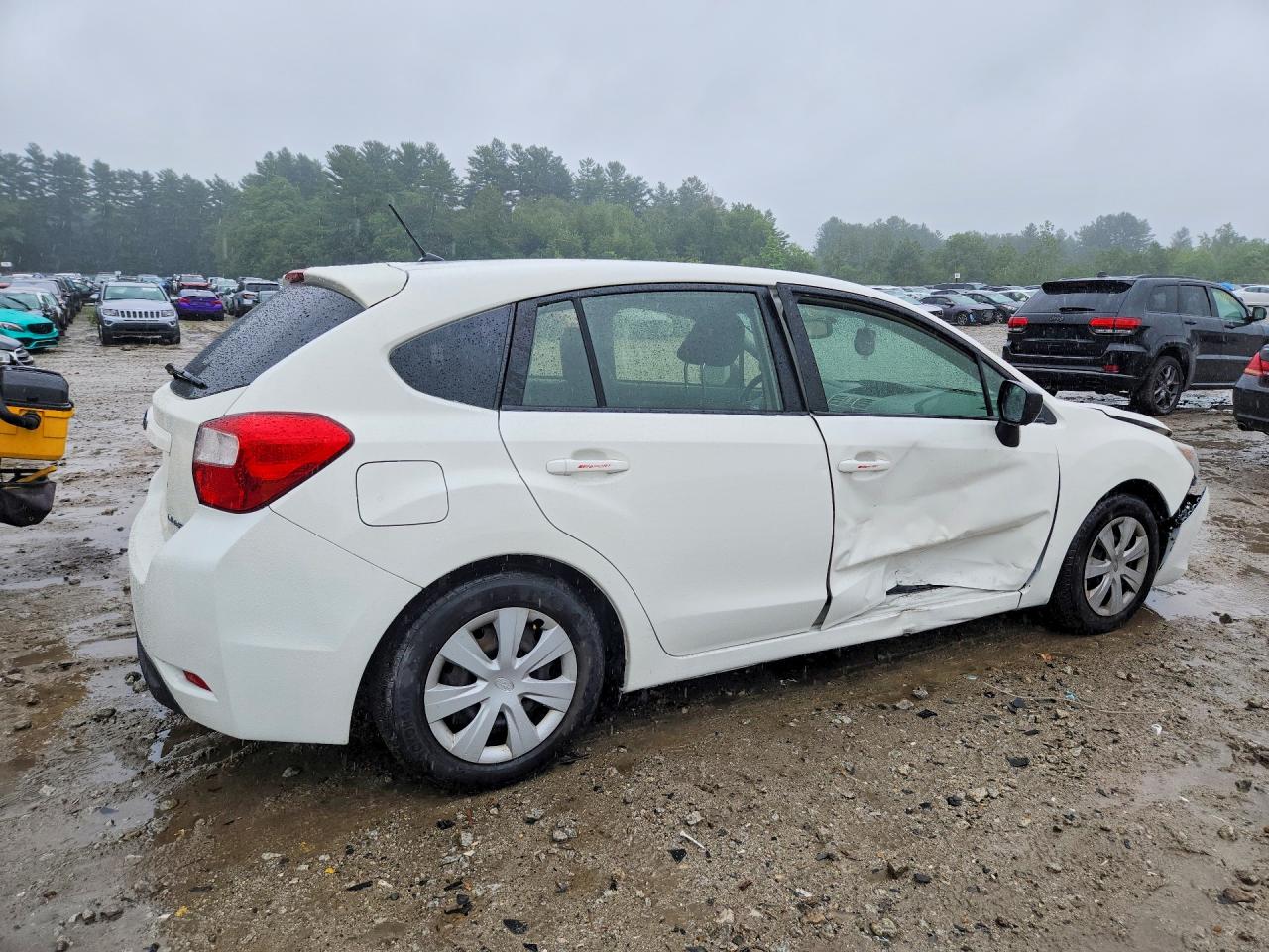 2015 Subaru Impreza White vin: JF1GPAA62F8299431