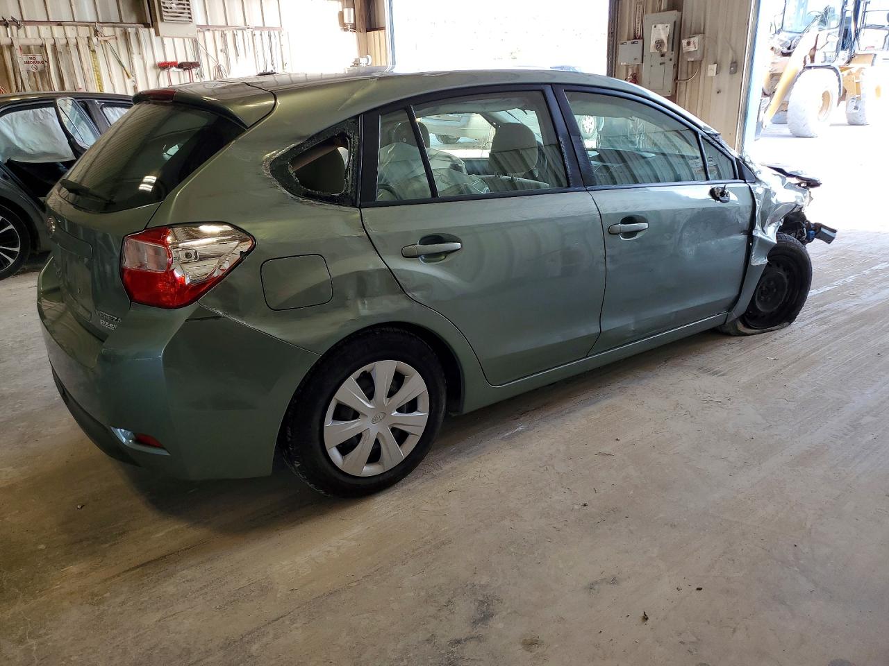 2015 Subaru Impreza Green vin: JF1GPAA62FH207802