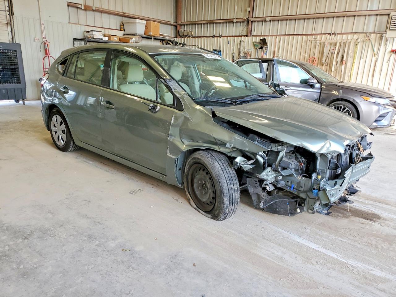 2015 Subaru Impreza Green vin: JF1GPAA62FH207802