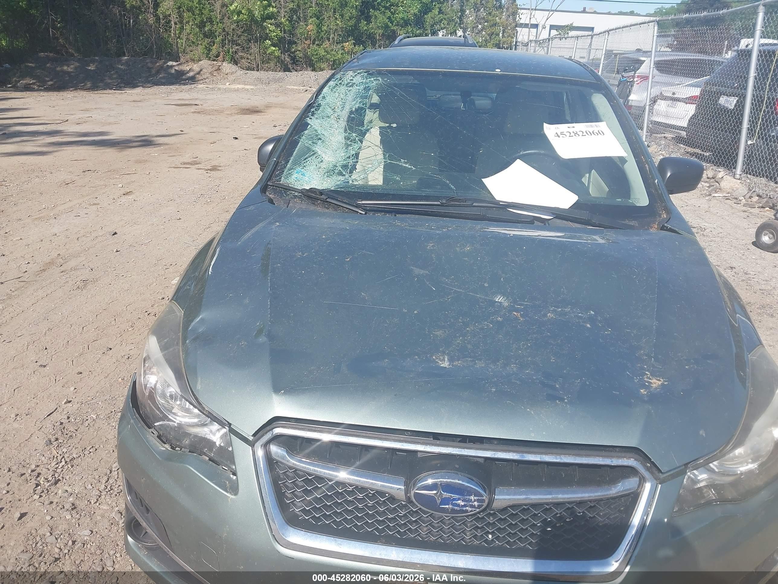 2015 Subaru Impreza 2.0i Green vin: JF1GPAA62FH242615