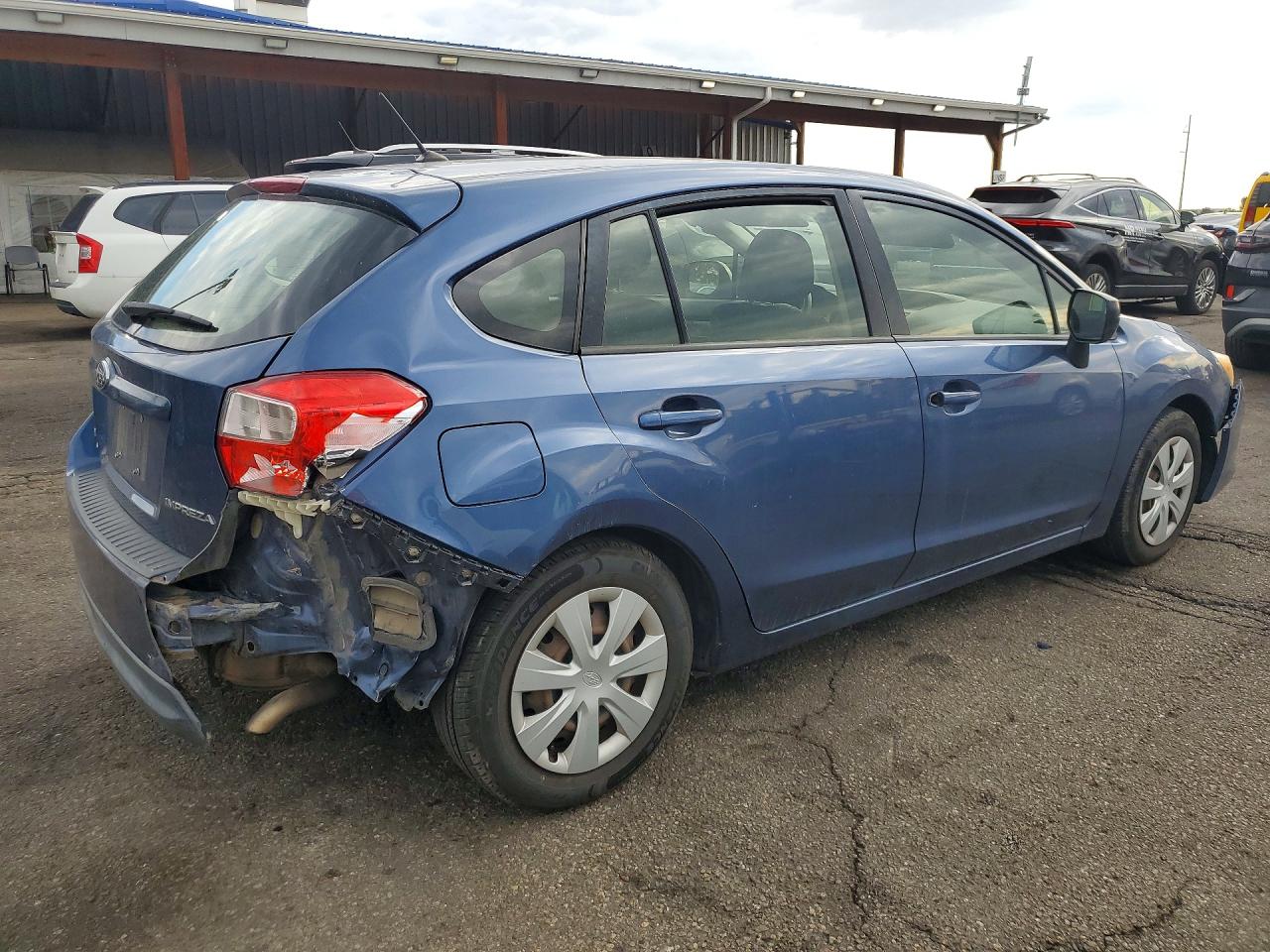 2012 Subaru Impreza Blue vin: JF1GPAA63CG237750