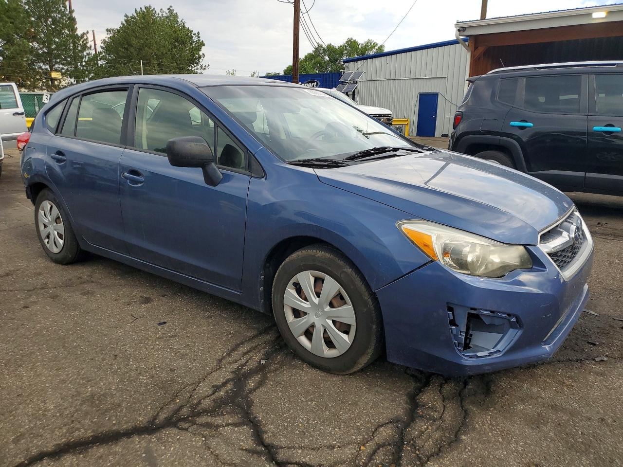 2012 Subaru Impreza Blue vin: JF1GPAA63CG237750