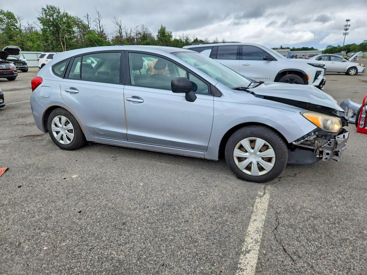 2012 Subaru Impreza Silver vin: JF1GPAA63CH208517