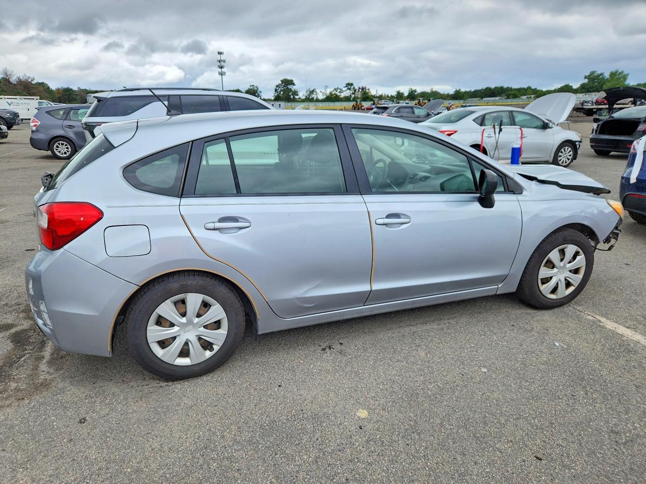 2012 Subaru Impreza Silver vin: JF1GPAA63CH208517