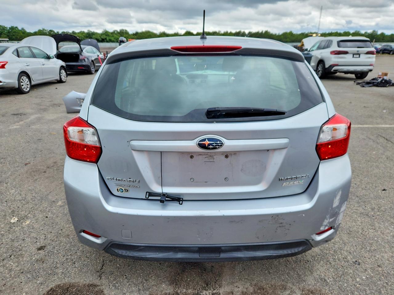 2012 Subaru Impreza Silver vin: JF1GPAA63CH208517