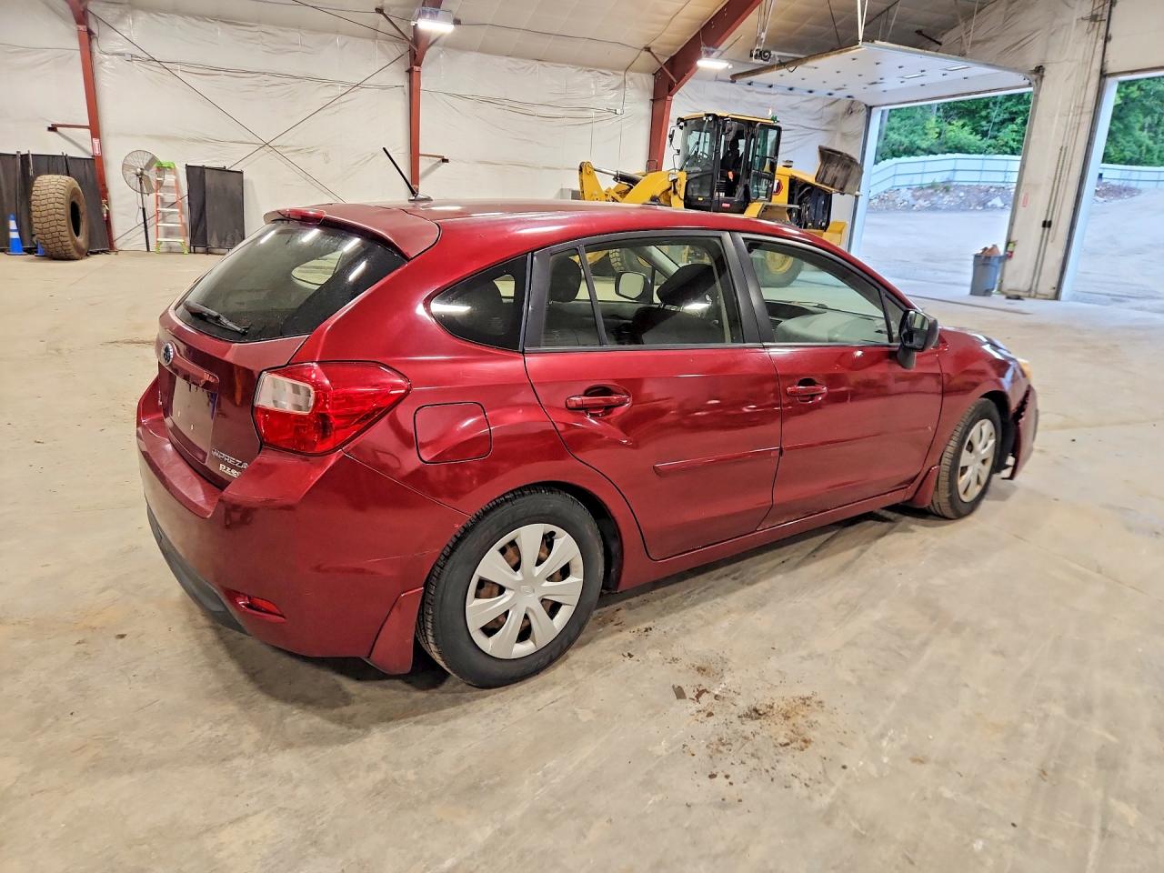 2013 Subaru Impreza Burgundy vin: JF1GPAA63DH804972