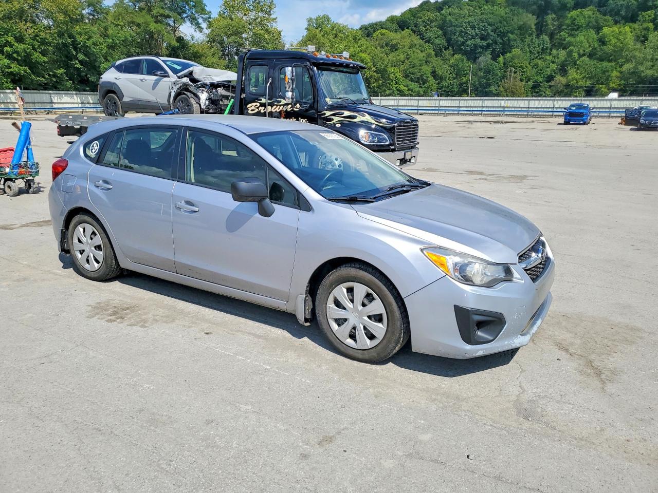 2014 Subaru Impreza Gray vin: JF1GPAA63E8230195