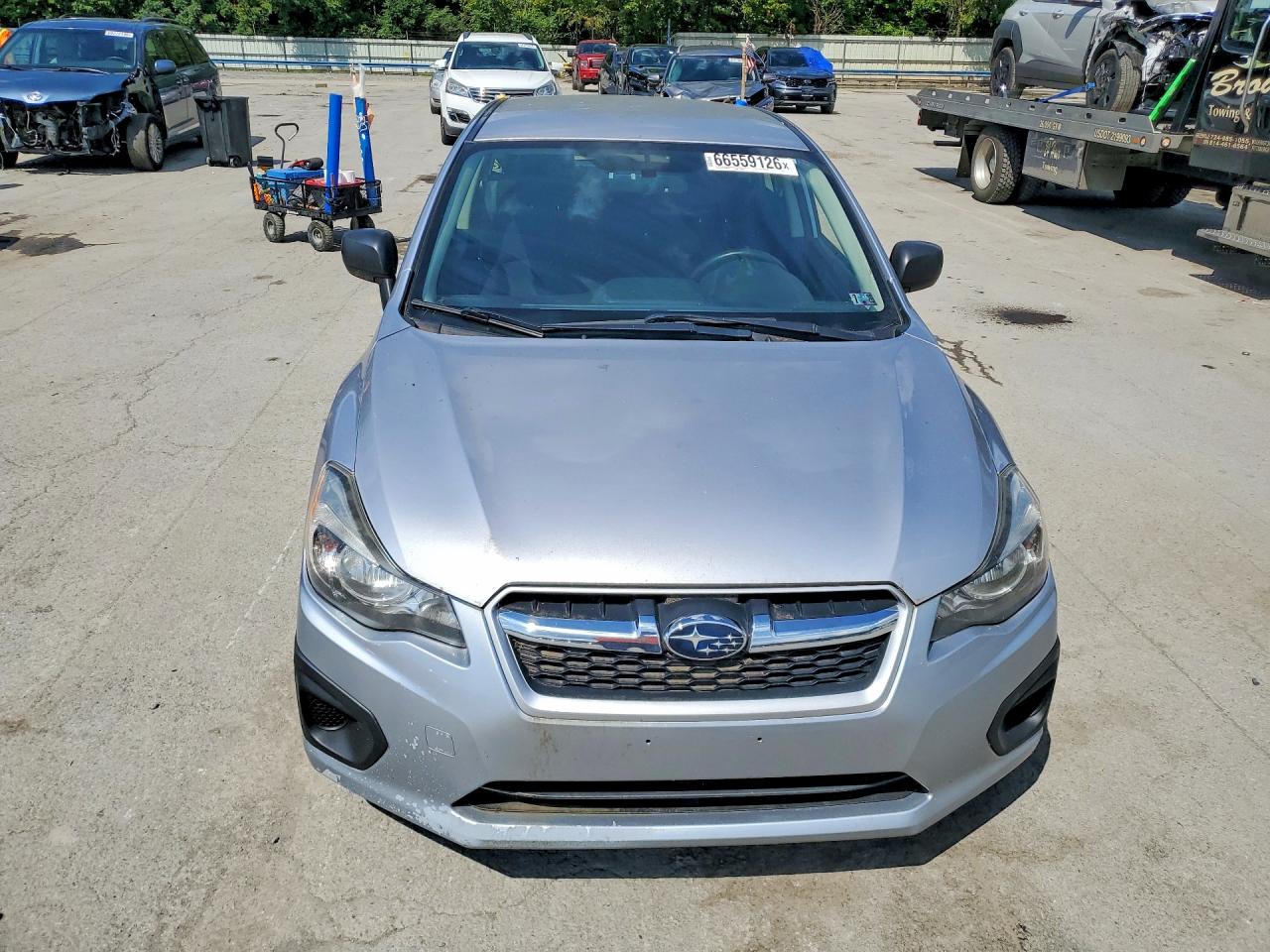 2014 Subaru Impreza Gray vin: JF1GPAA63E8230195