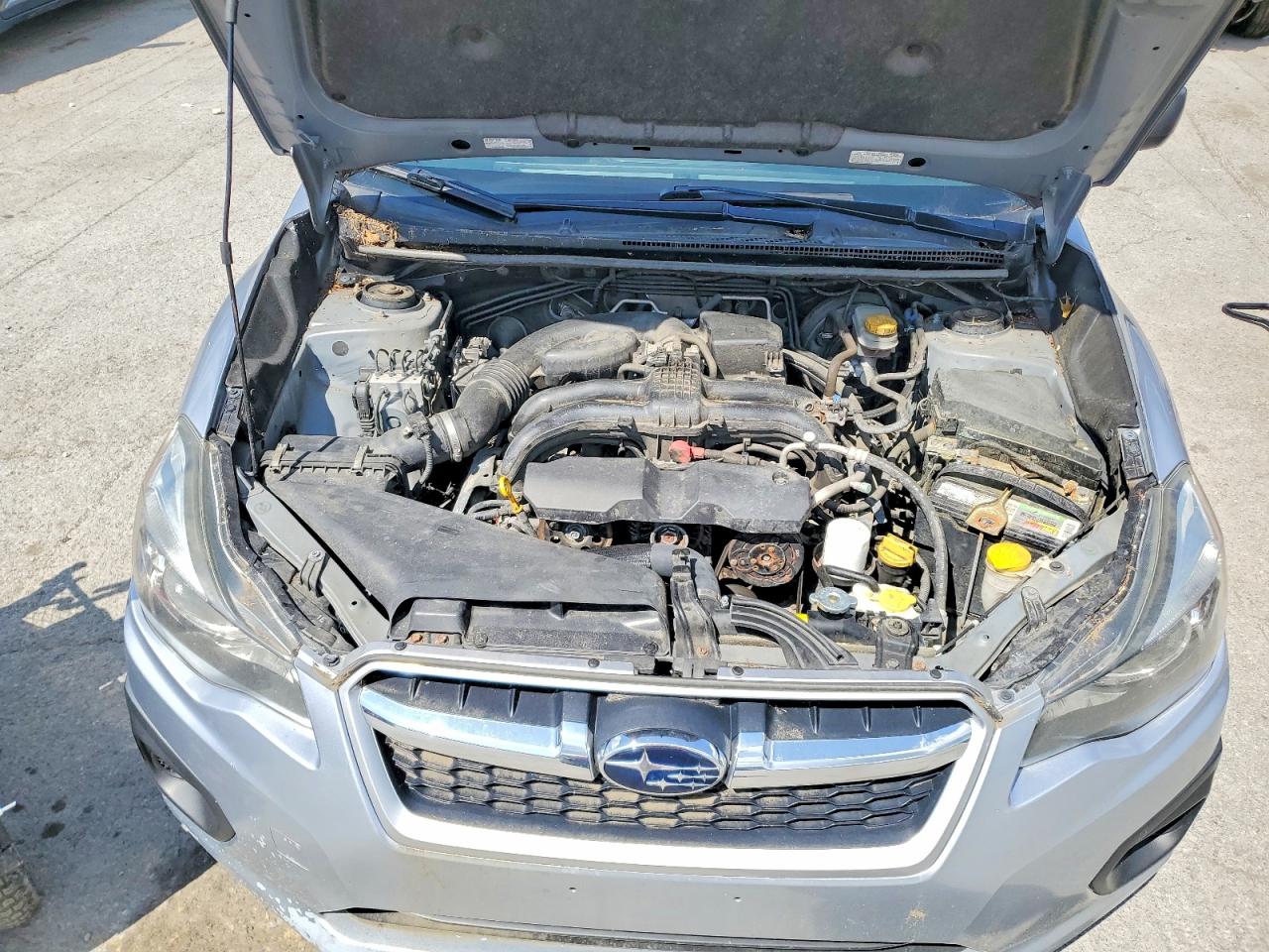 2014 Subaru Impreza Gray vin: JF1GPAA63E8230195