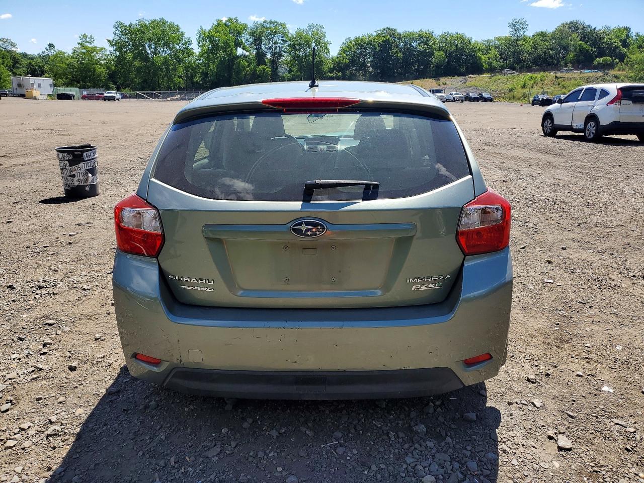 2014 Subaru Impreza Green vin: JF1GPAA63E8249586
