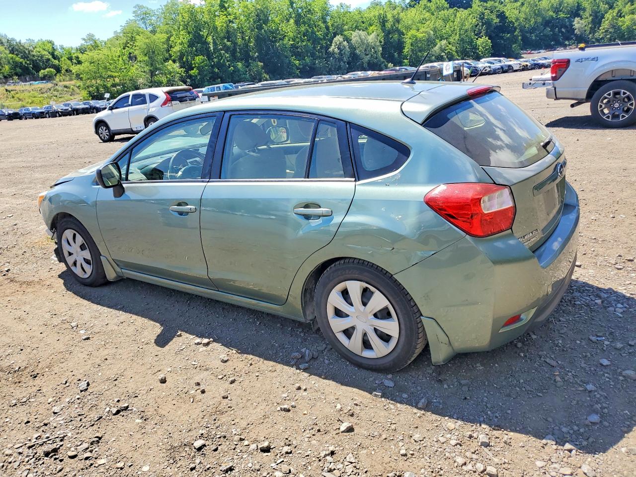 2014 Subaru Impreza Green vin: JF1GPAA63E8249586