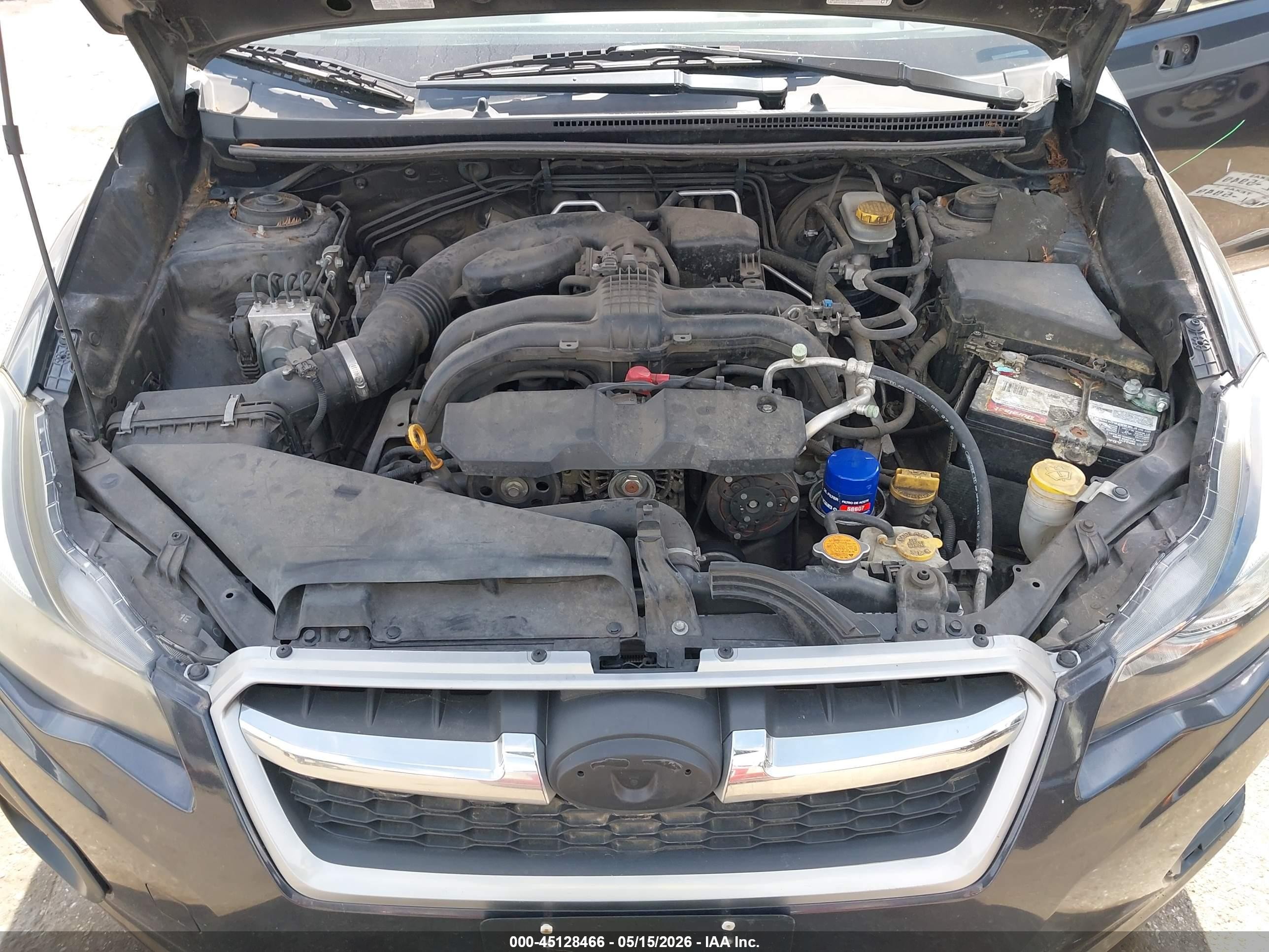 2014 Subaru Impreza 2.0i Gray vin: JF1GPAA63E8321340