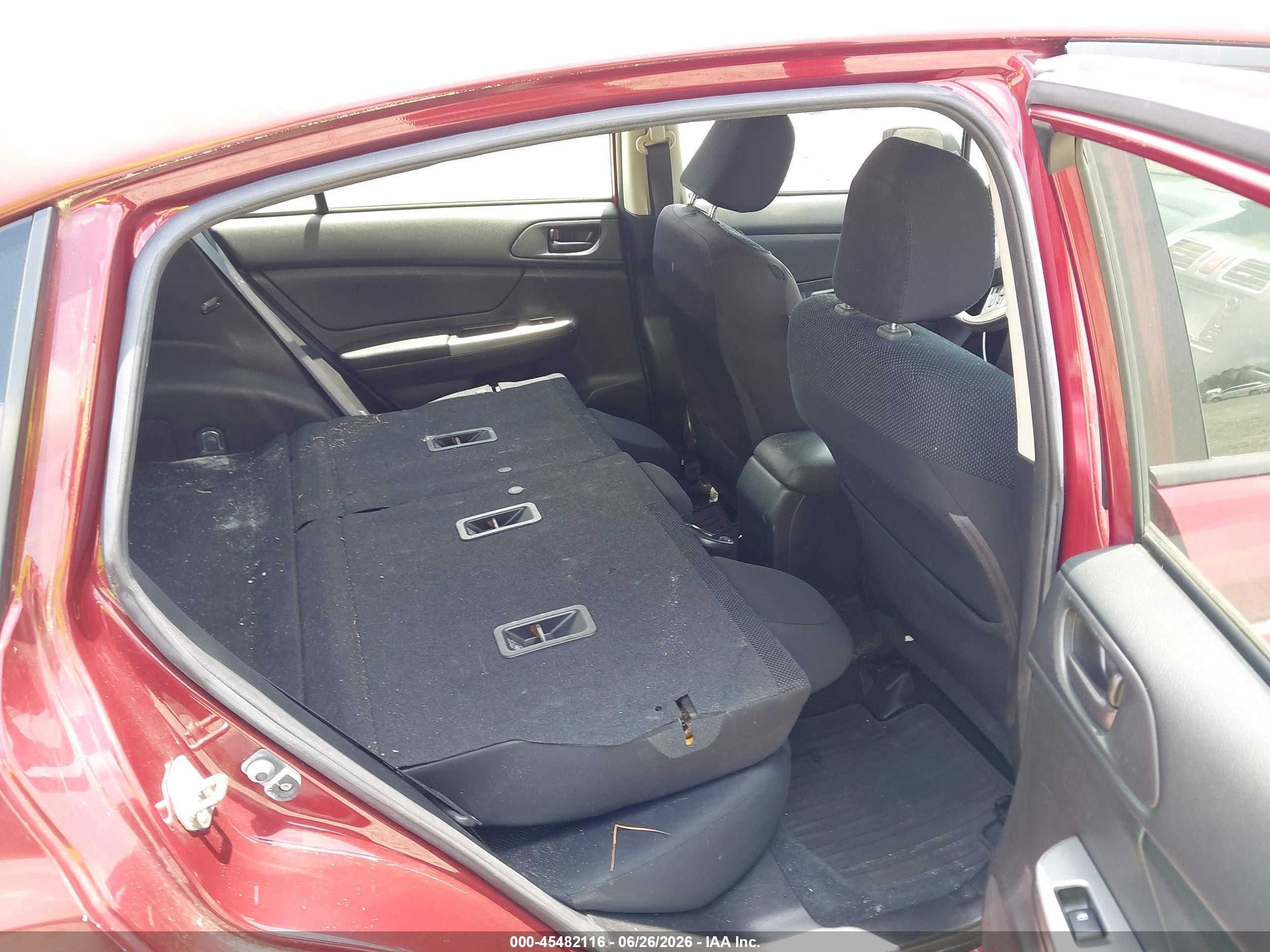 2015 Subaru Impreza 2.0i Red vin: JF1GPAA63F8250139