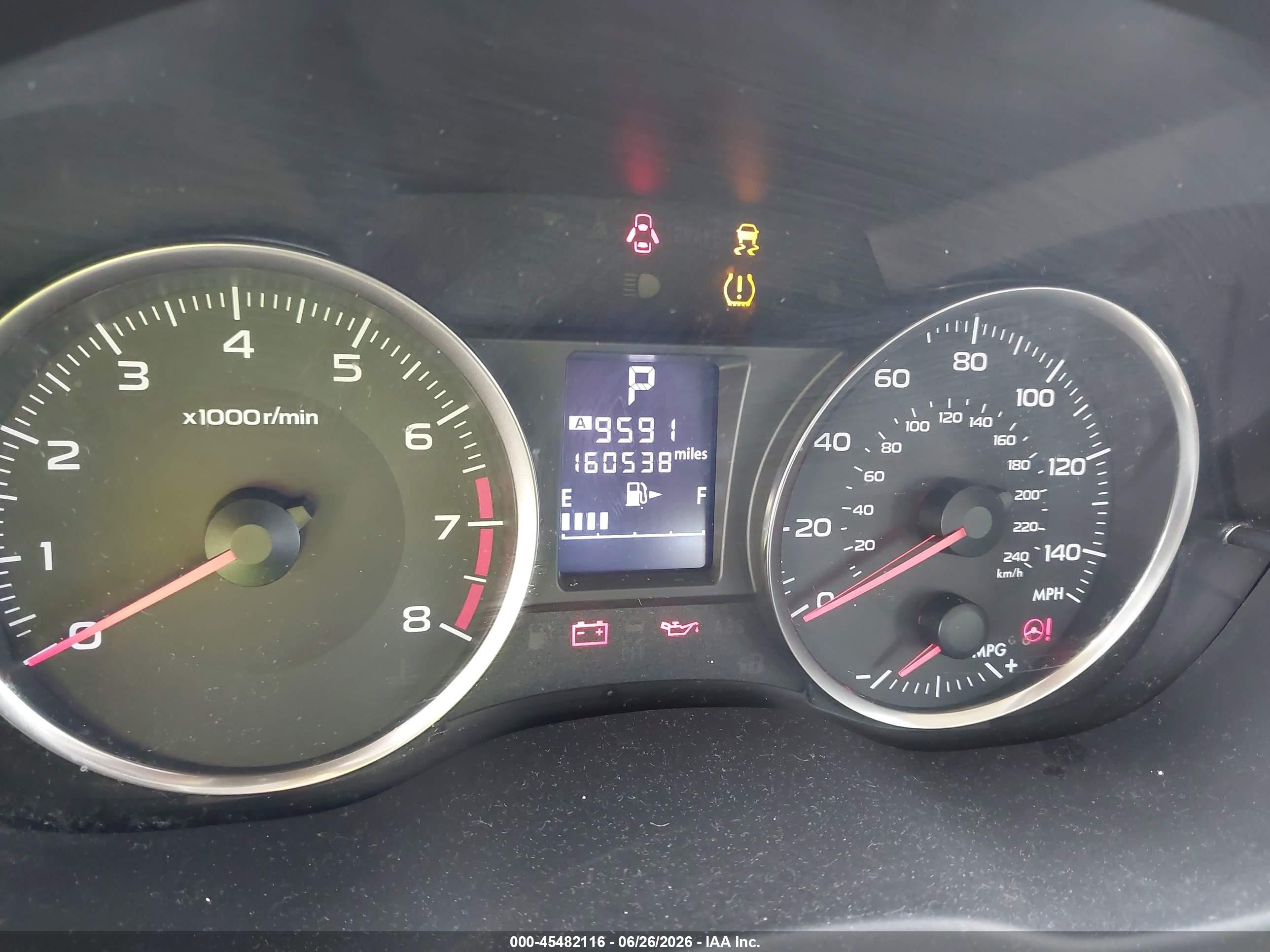 2015 Subaru Impreza 2.0i Red vin: JF1GPAA63F8250139