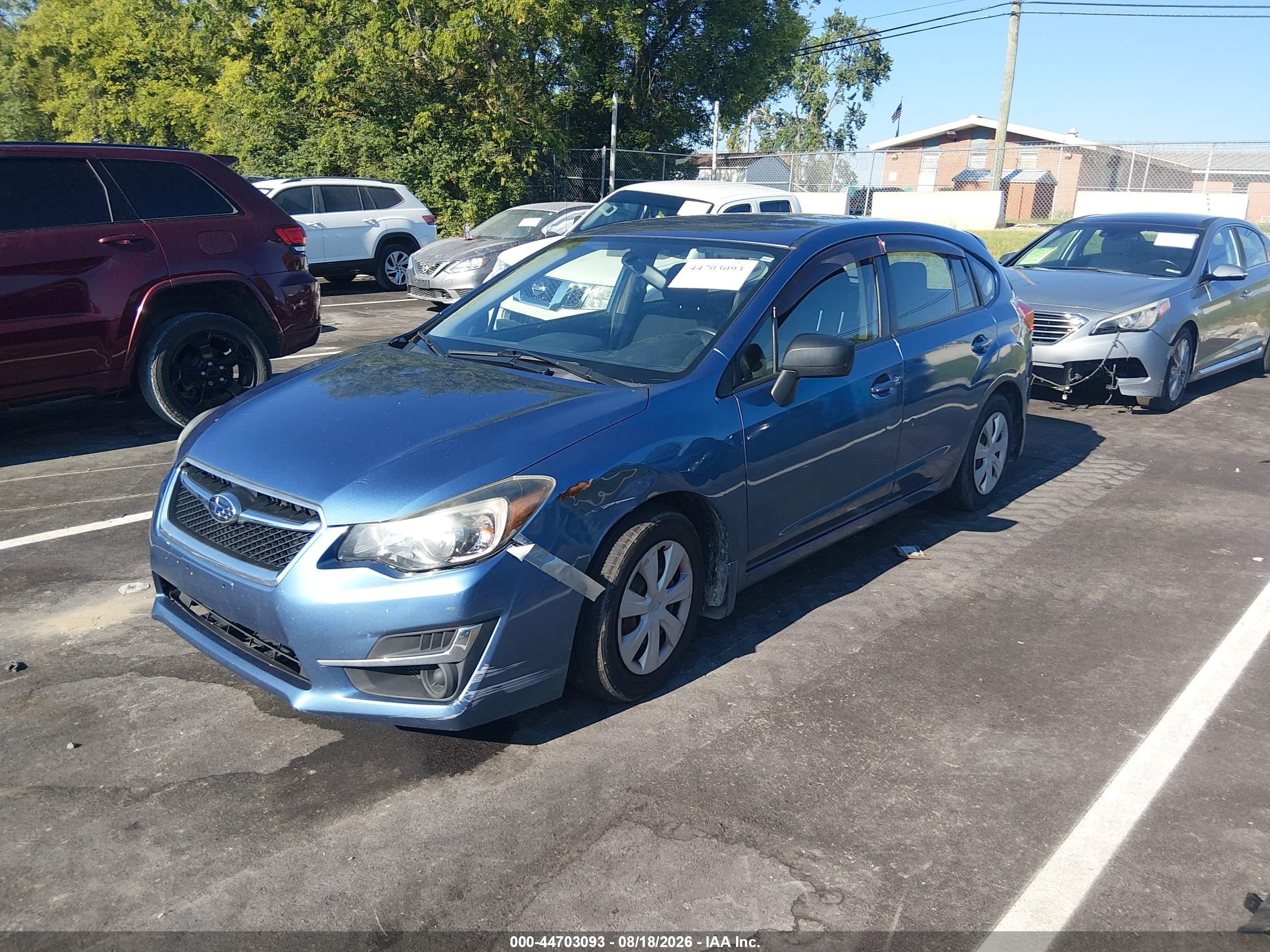 2015 Subaru Impreza 2.0i Blue vin: JF1GPAA63FG255704