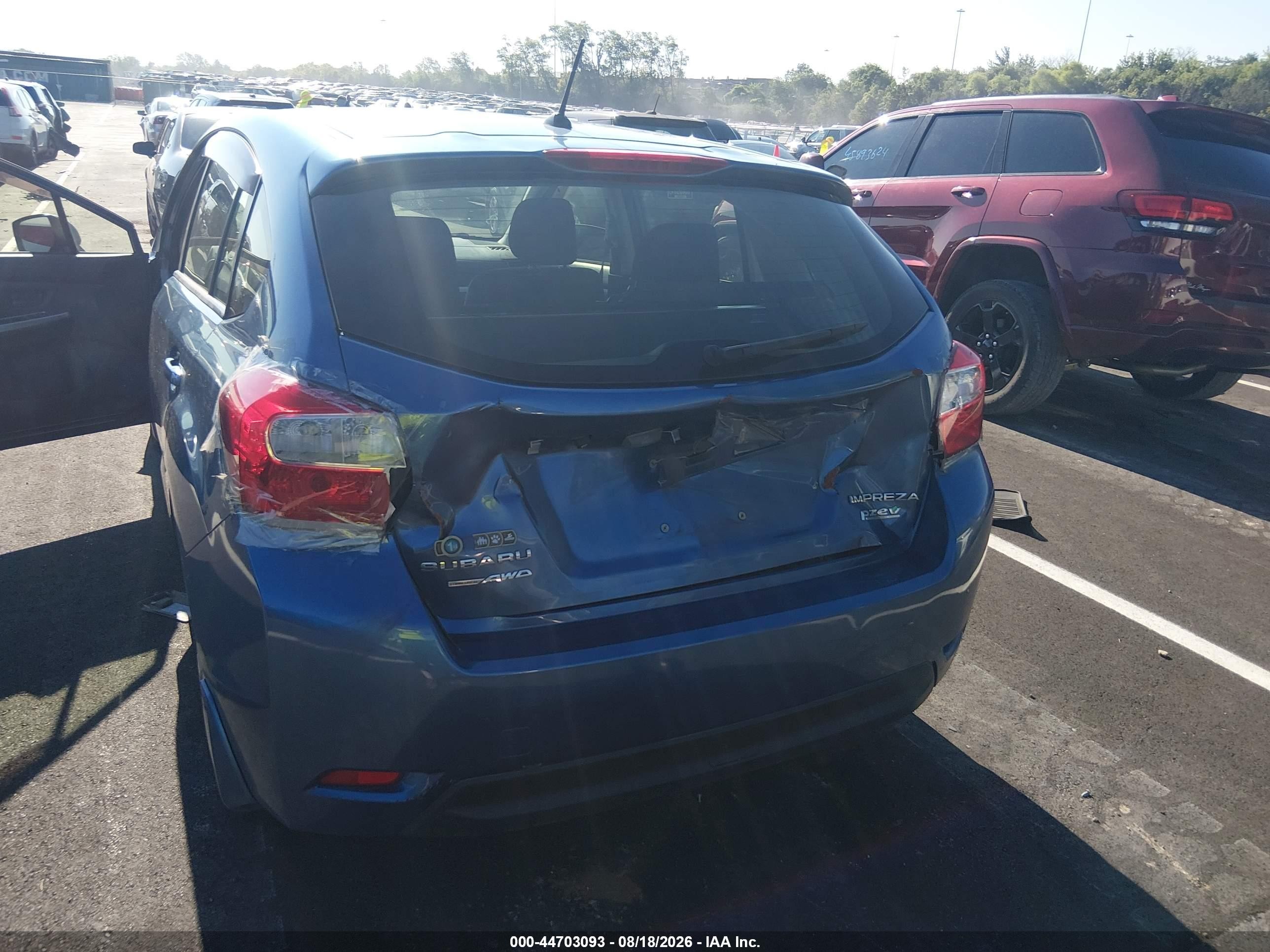 2015 Subaru Impreza 2.0i Blue vin: JF1GPAA63FG255704