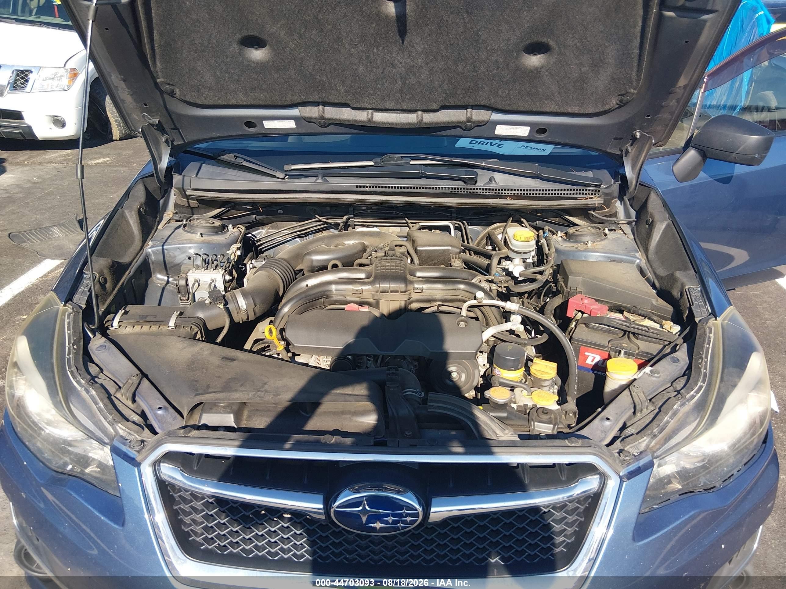 2015 Subaru Impreza 2.0i Blue vin: JF1GPAA63FG255704